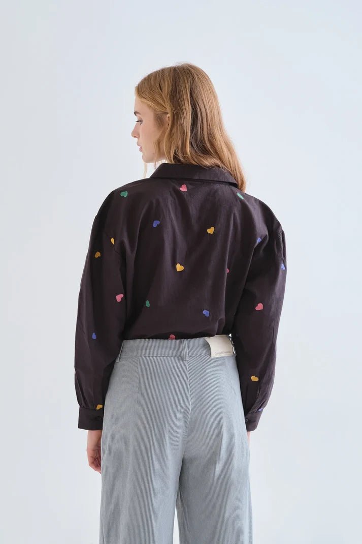 COMPANIA FANTASTICA - Candy Embro Shirt - 63C/43013 - Boutique Bubbles