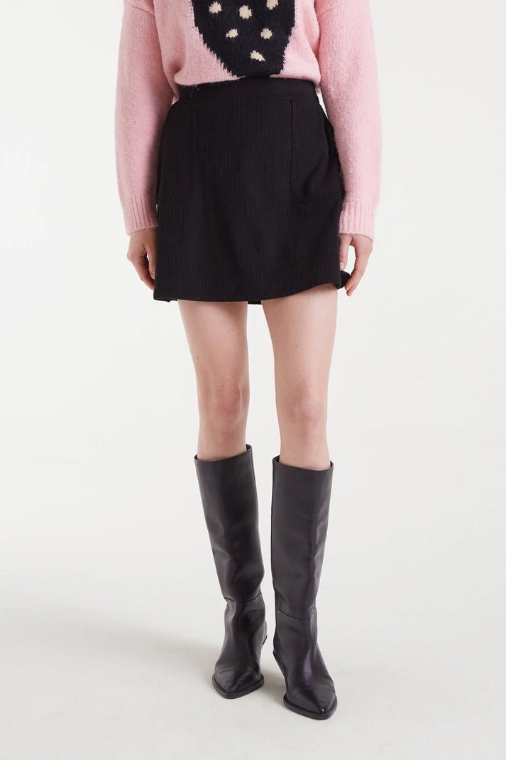 COMPANIA FANTASTICA - Corduroy Short Skirt - 53C/11019 - Boutique Bubbles