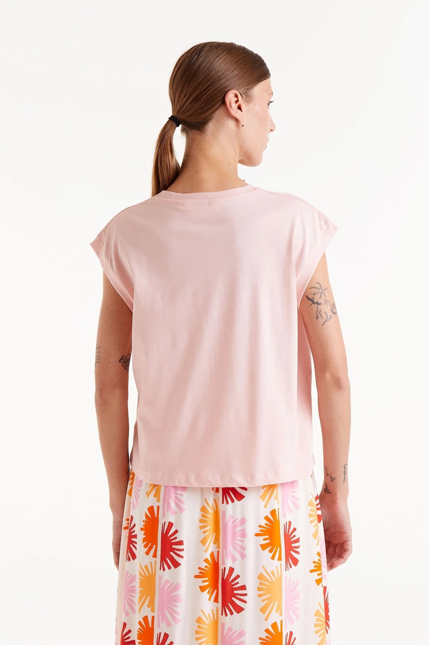 COMPANIA FANTASTICA - Piña Colada print T-shirt - 52C/42114 - Boutique Bubbles