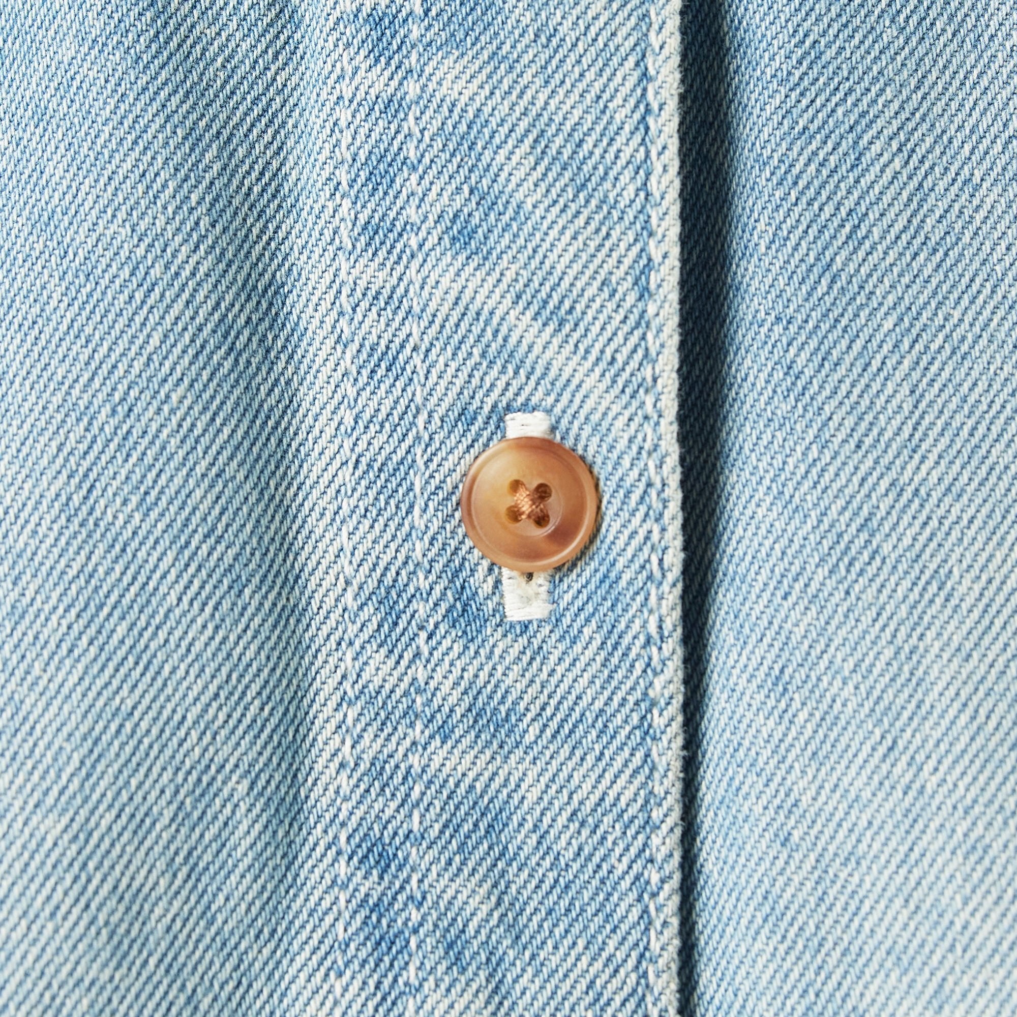 DICKIES - Women's Cropped Denim Work Shirt - A87K9 - Boutique Bubbles