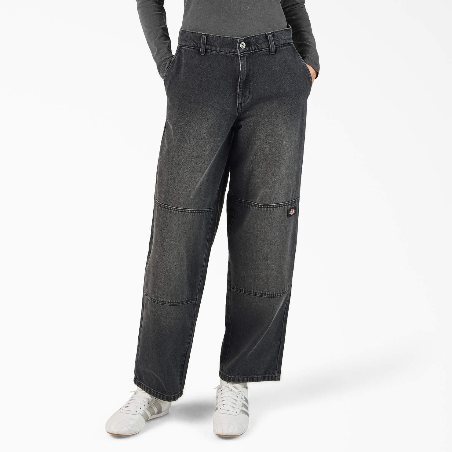 DICKIES - Women’s Loose Fit Double Knee Jeans - A87JT - Boutique Bubbles