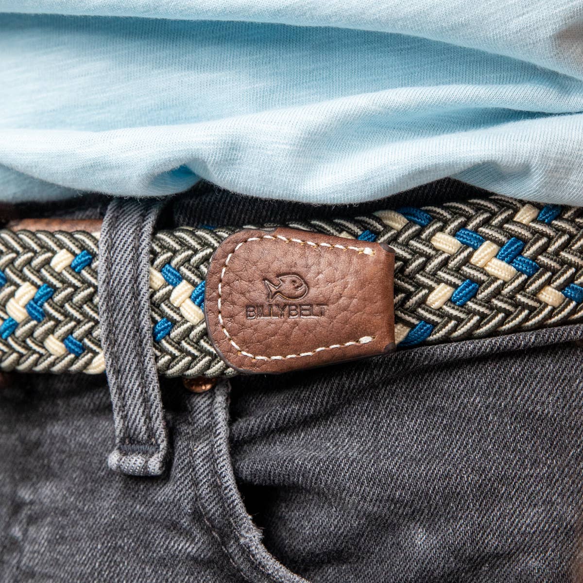 Elastic Braided Belt Glasgow - Boutique Bubbles