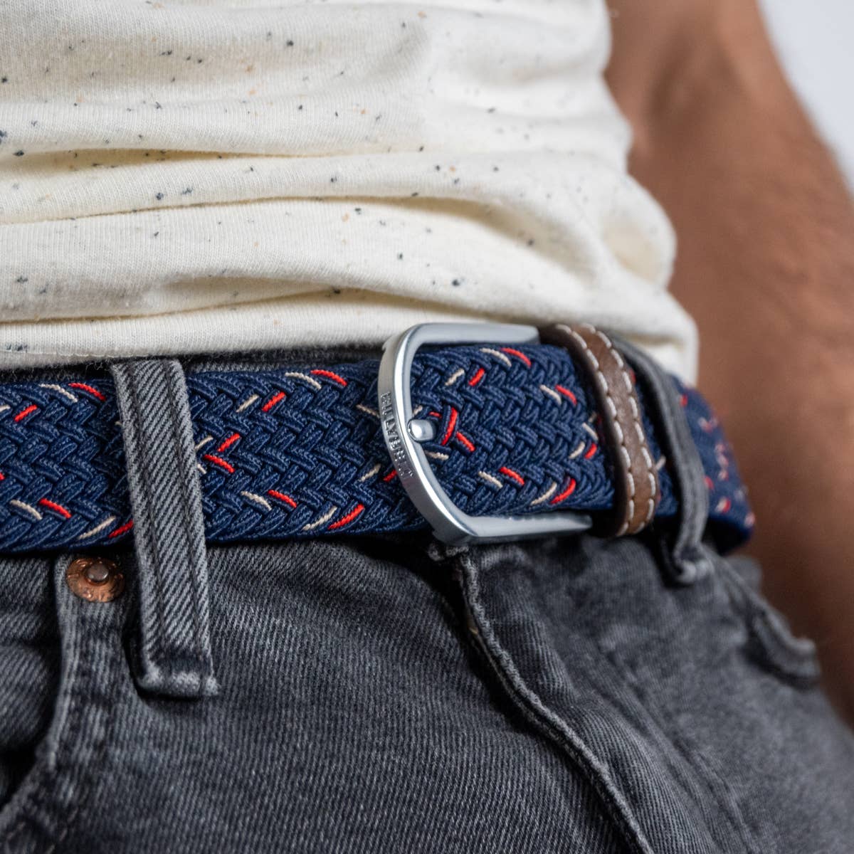 Elastic Braided Oxford Belt - Boutique Bubbles