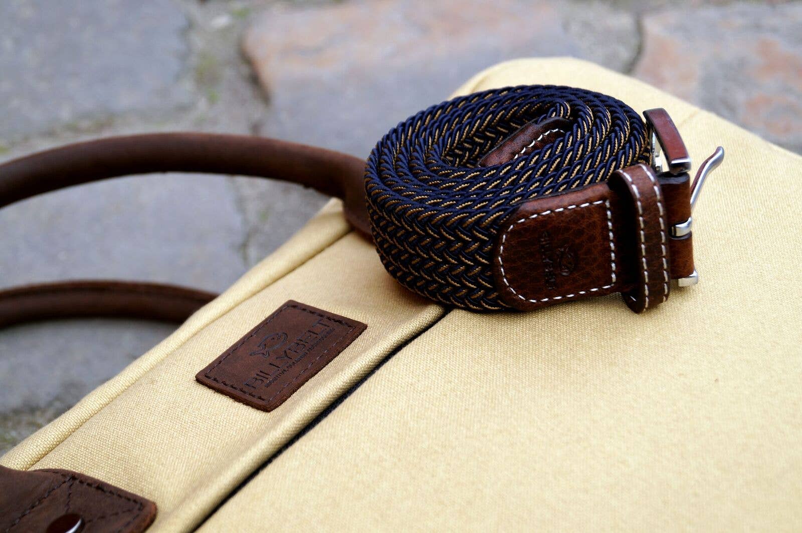 Havana Elastic Braided Belt - Boutique Bubbles
