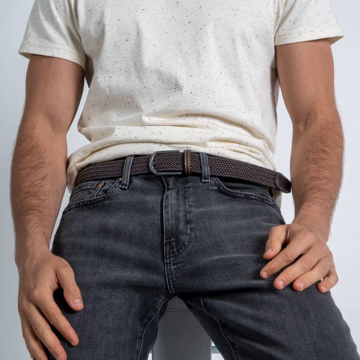 Havana Elastic Braided Belt - Boutique Bubbles