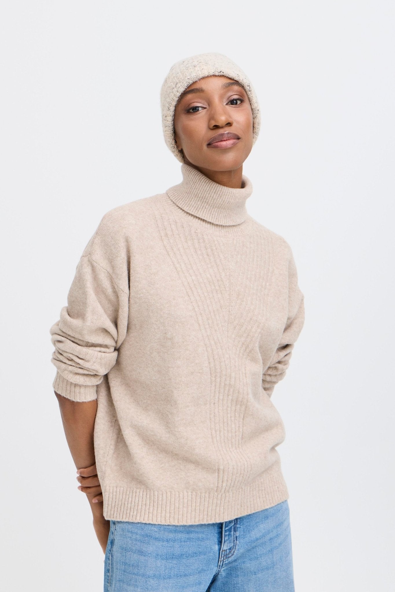 ICHI - IALIINA Hood - 20124393 - Boutique Bubbles