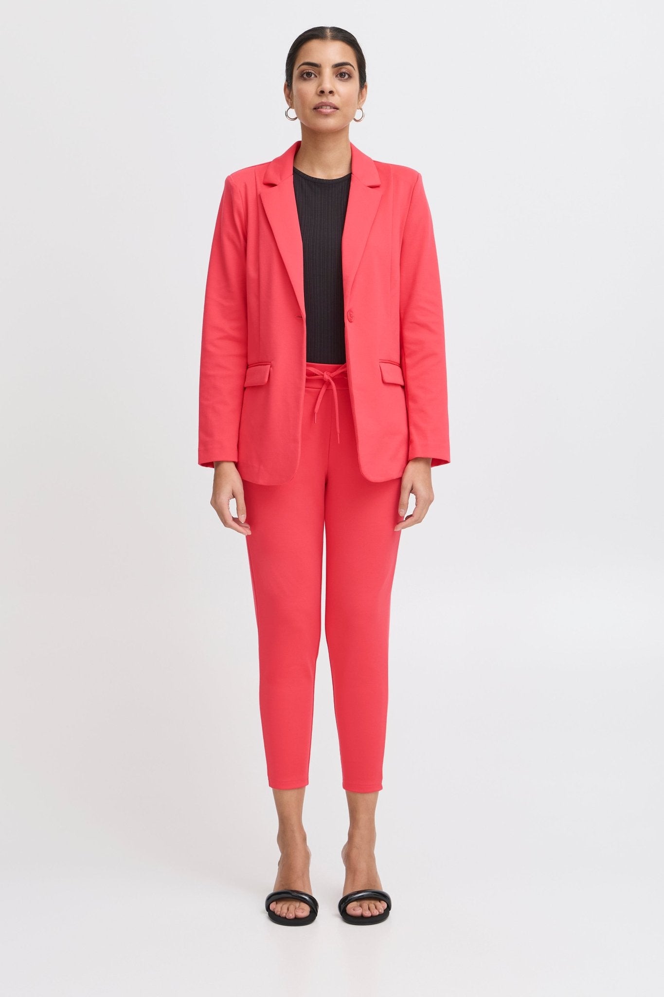 ICHI - IHKATE PANTS CROPPED - 20104757 - Boutique Bubbles