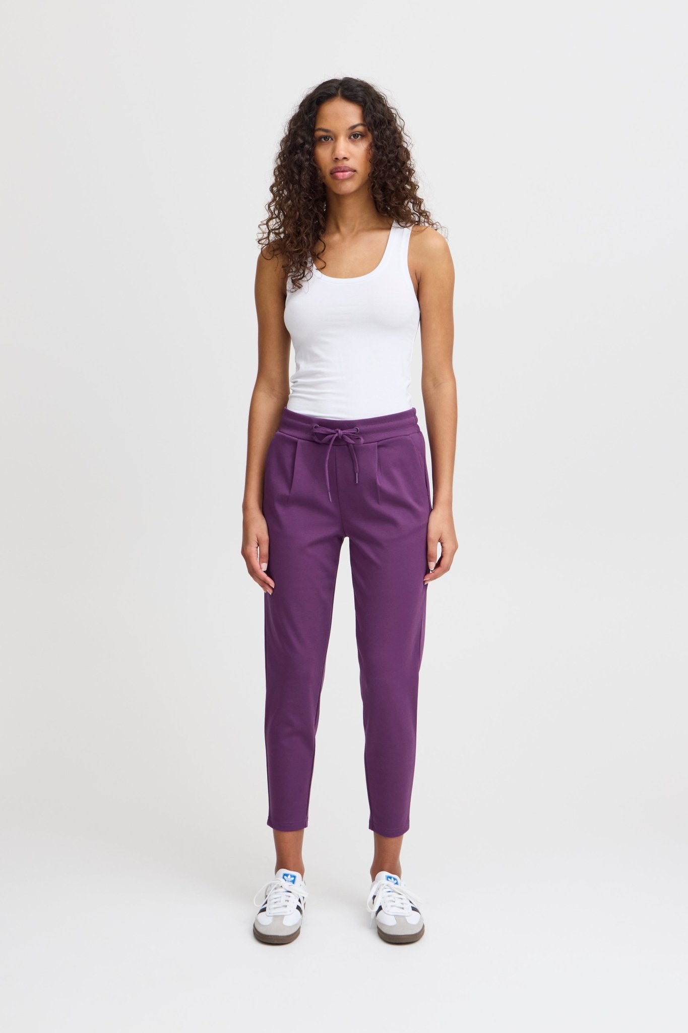 ICHI - IHKATE PANTS CROPPED - 20104757 - Boutique Bubbles