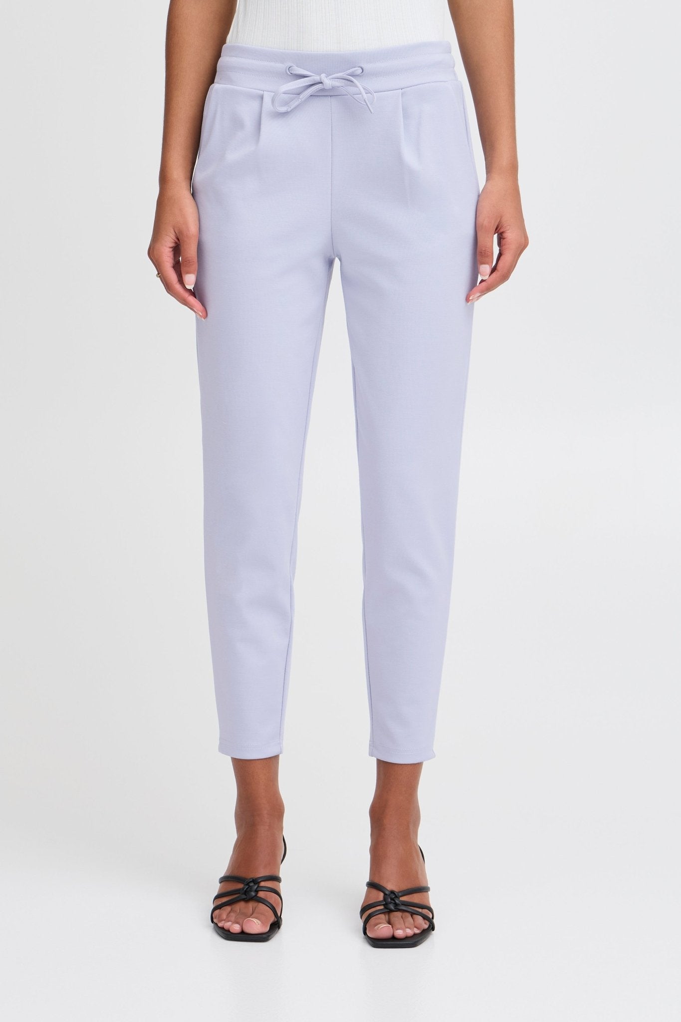 ICHI - IHKATE PANTS CROPPED - 20104757 - Boutique Bubbles