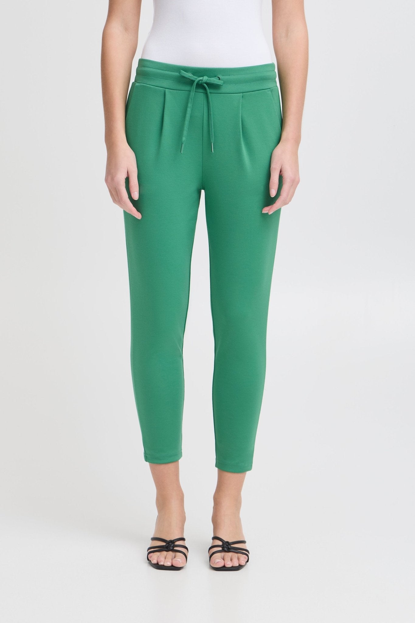 ICHI - IHKATE PANTS CROPPED - 20104757 - Boutique Bubbles