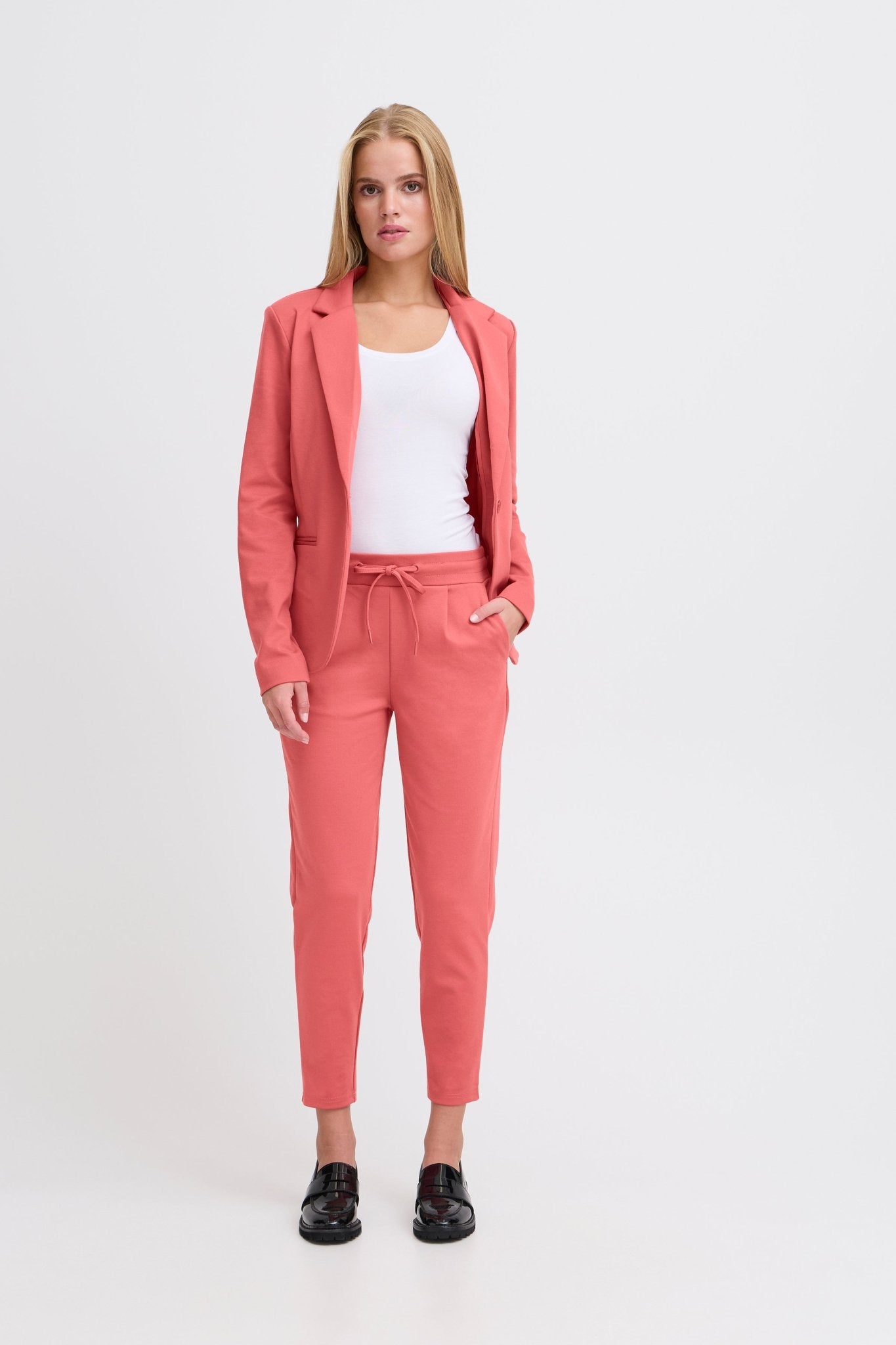 ICHI - IHKATE PANTS CROPPED - 20104757 - Boutique Bubbles