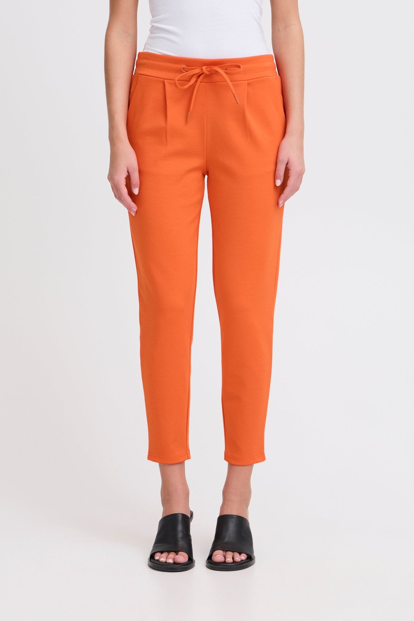 ICHI - IHKATE PANTS CROPPED - 20104757 - Boutique Bubbles