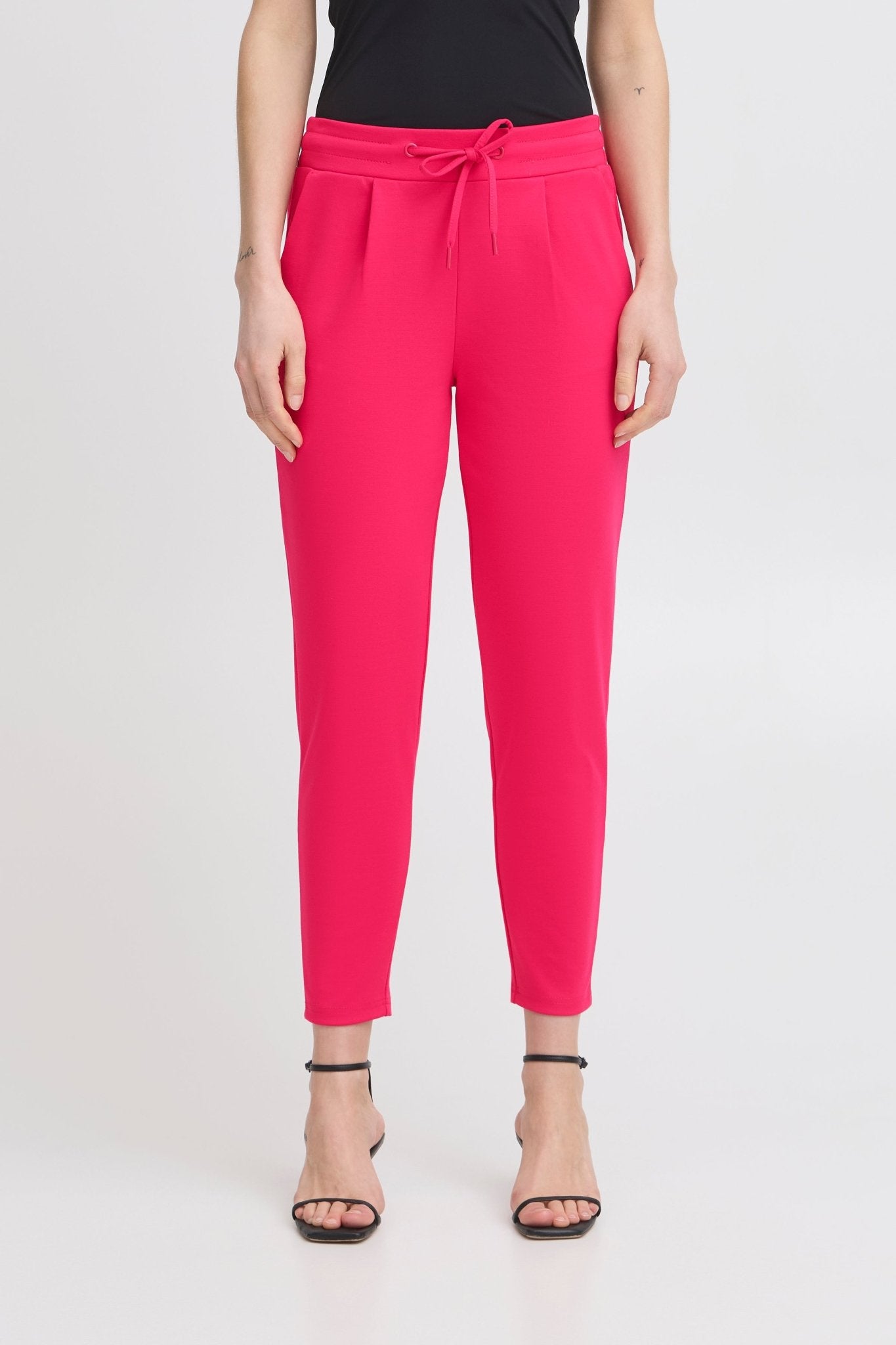 ICHI - IHKATE PANTS CROPPED - 20104757 - Boutique Bubbles