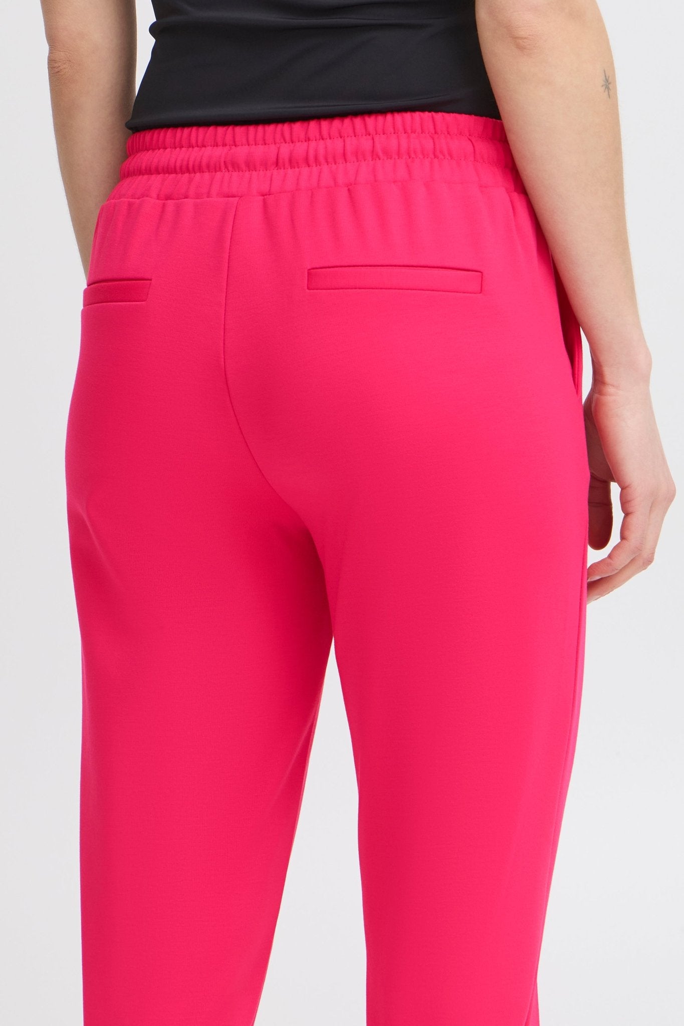 ICHI - IHKATE PANTS CROPPED - 20104757 - Boutique Bubbles