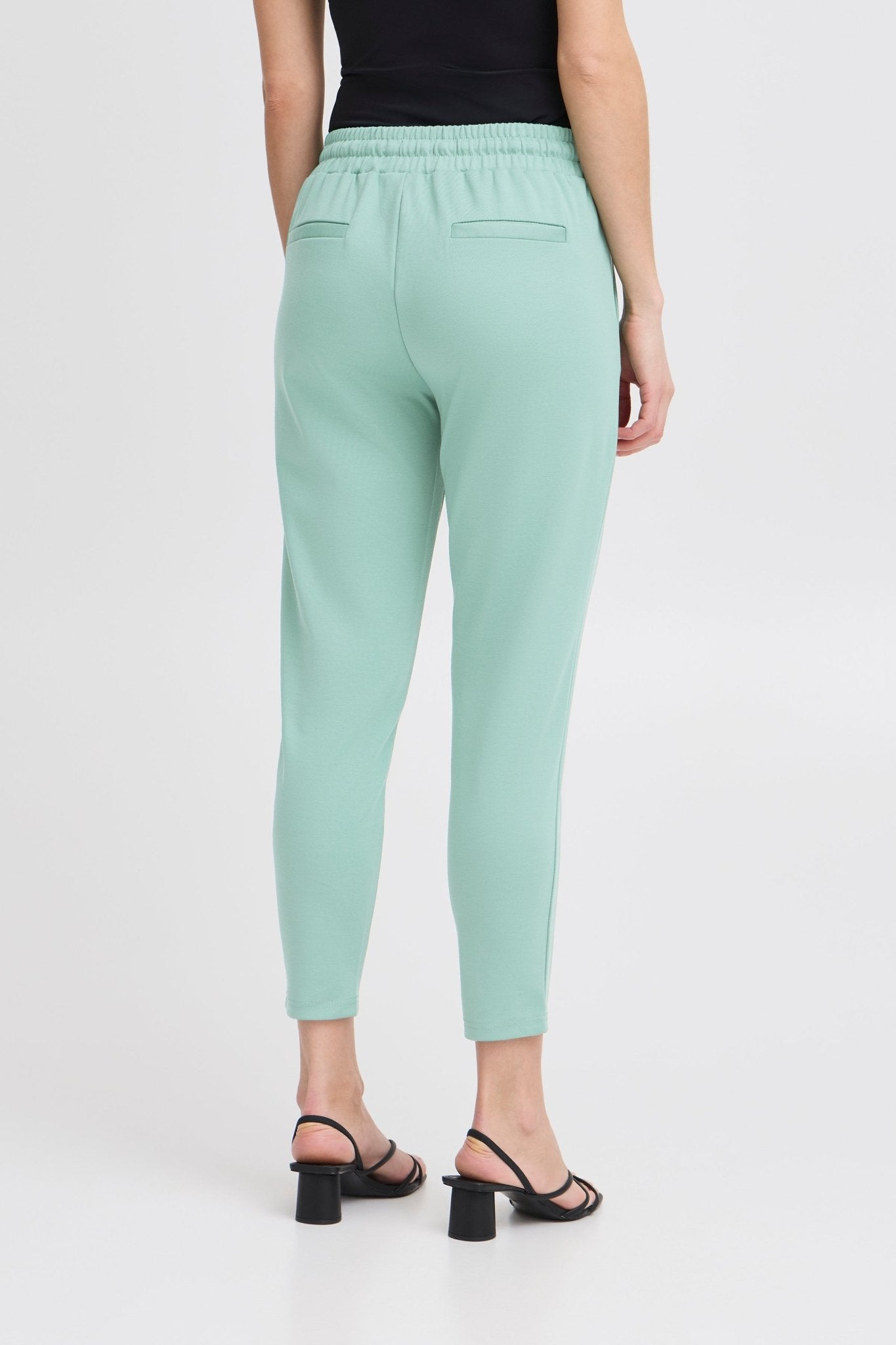 ICHI - IHKATE PANTS CROPPED - 20104757 - Boutique Bubbles