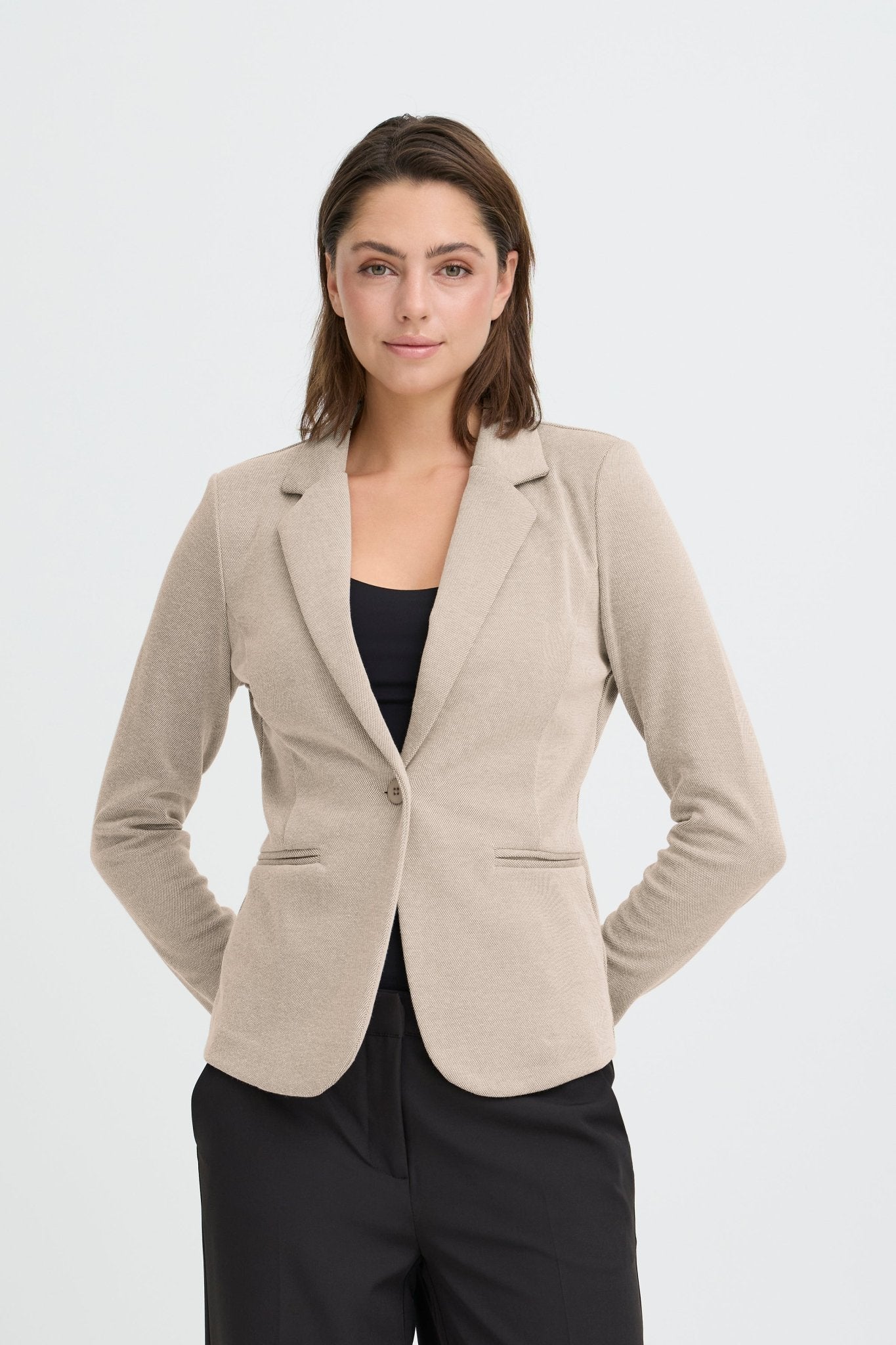 ICHI - IHKATE PIQUE Blazer - 20113285 - Boutique Bubbles