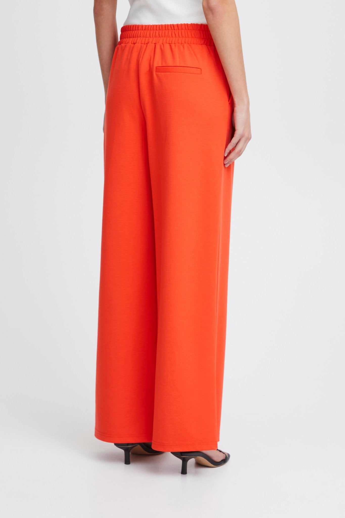 ICHI - IHKATE SUS LONG WIDE PANTS - 20118337 - Boutique Bubbles