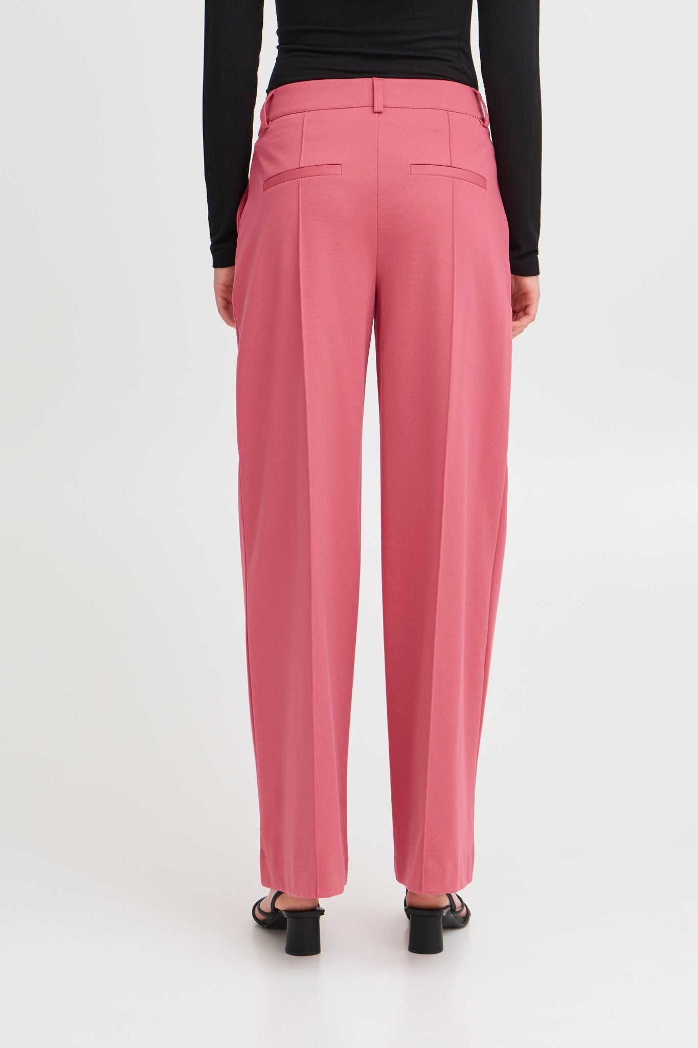 ICHI - IHKATE SUS OFFICE WIDE PANTS - 20116768 - Boutique Bubbles