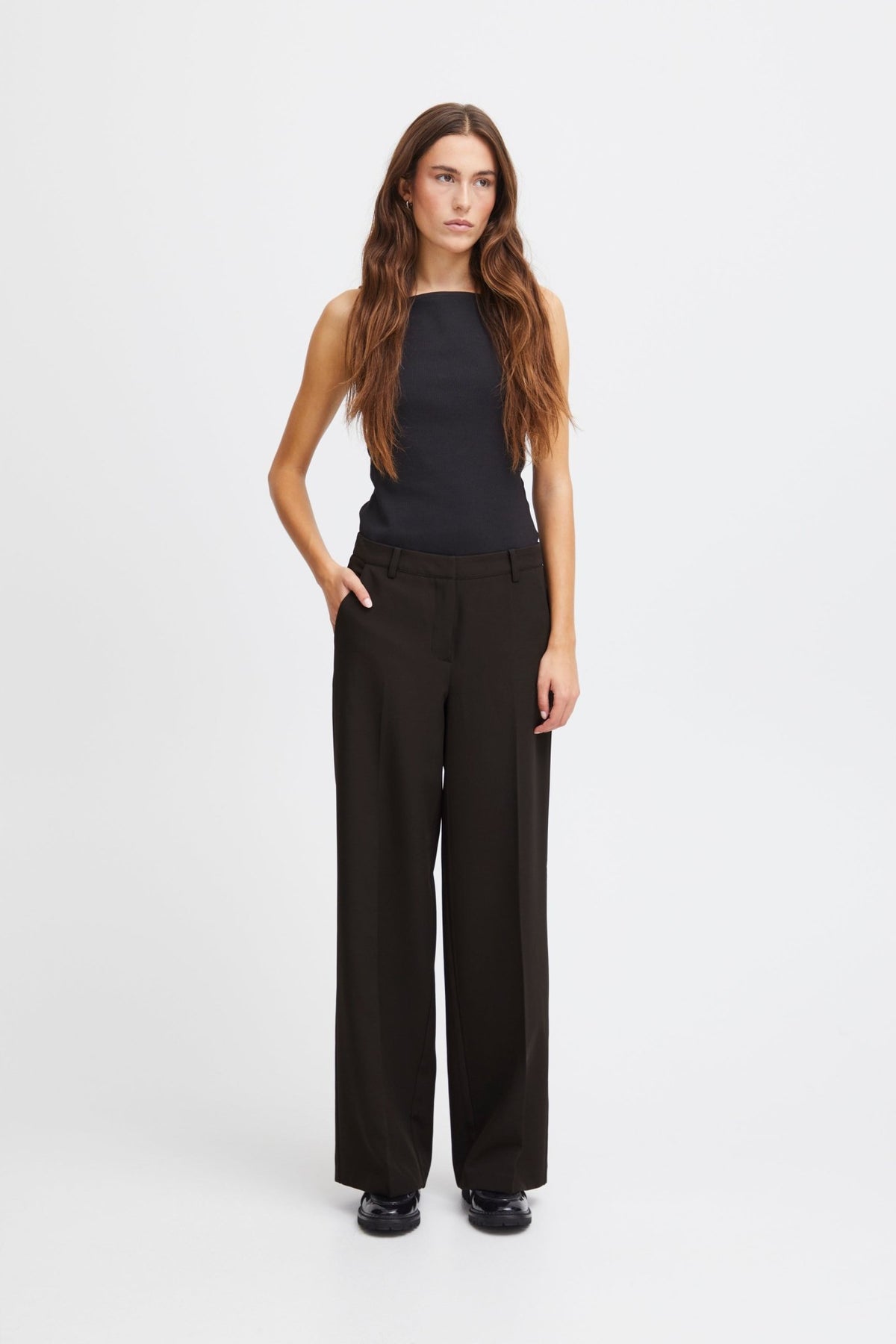 ICHI - IHLEXI WIDE PANTS - 20117838 - Boutique Bubbles