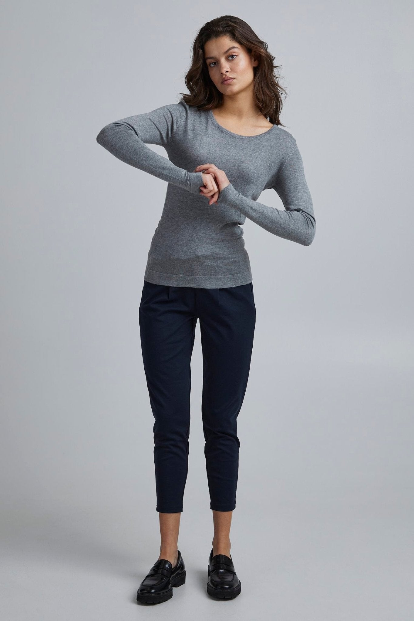 ICHI - IHMAFA ROUND LS - 20102553 - Boutique Bubbles