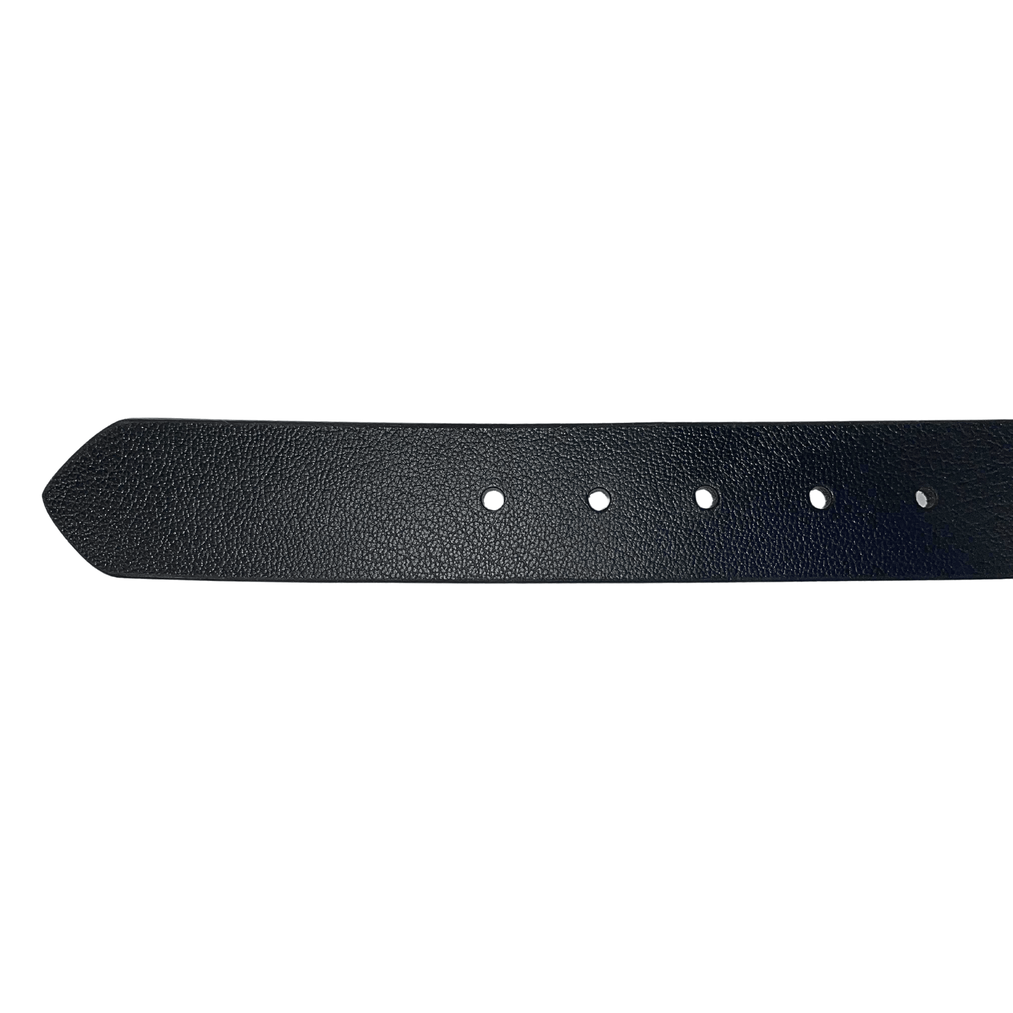 Leather Black Belt with Black Buckle - Boutique Bubbles