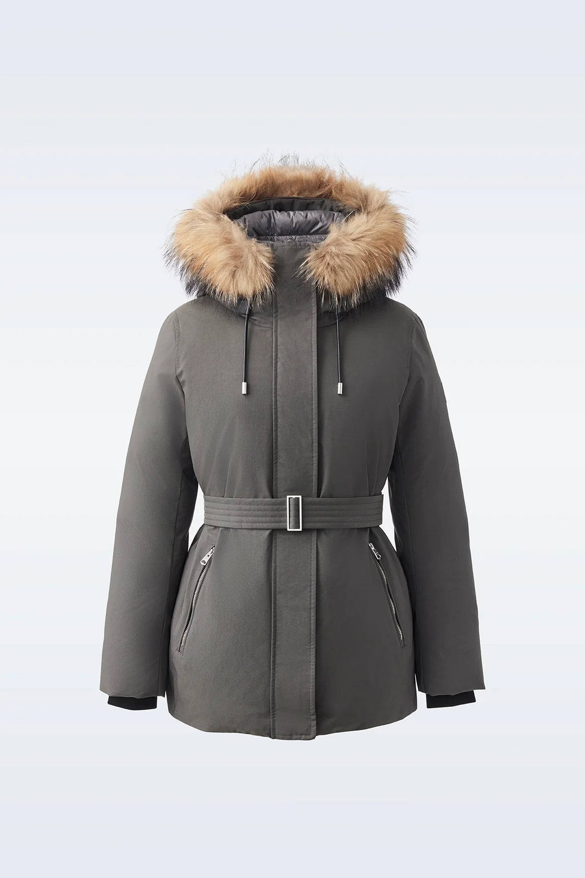 MACKAGE JENI - F - Down parka with removable bib and natural fur - Boutique Bubbles