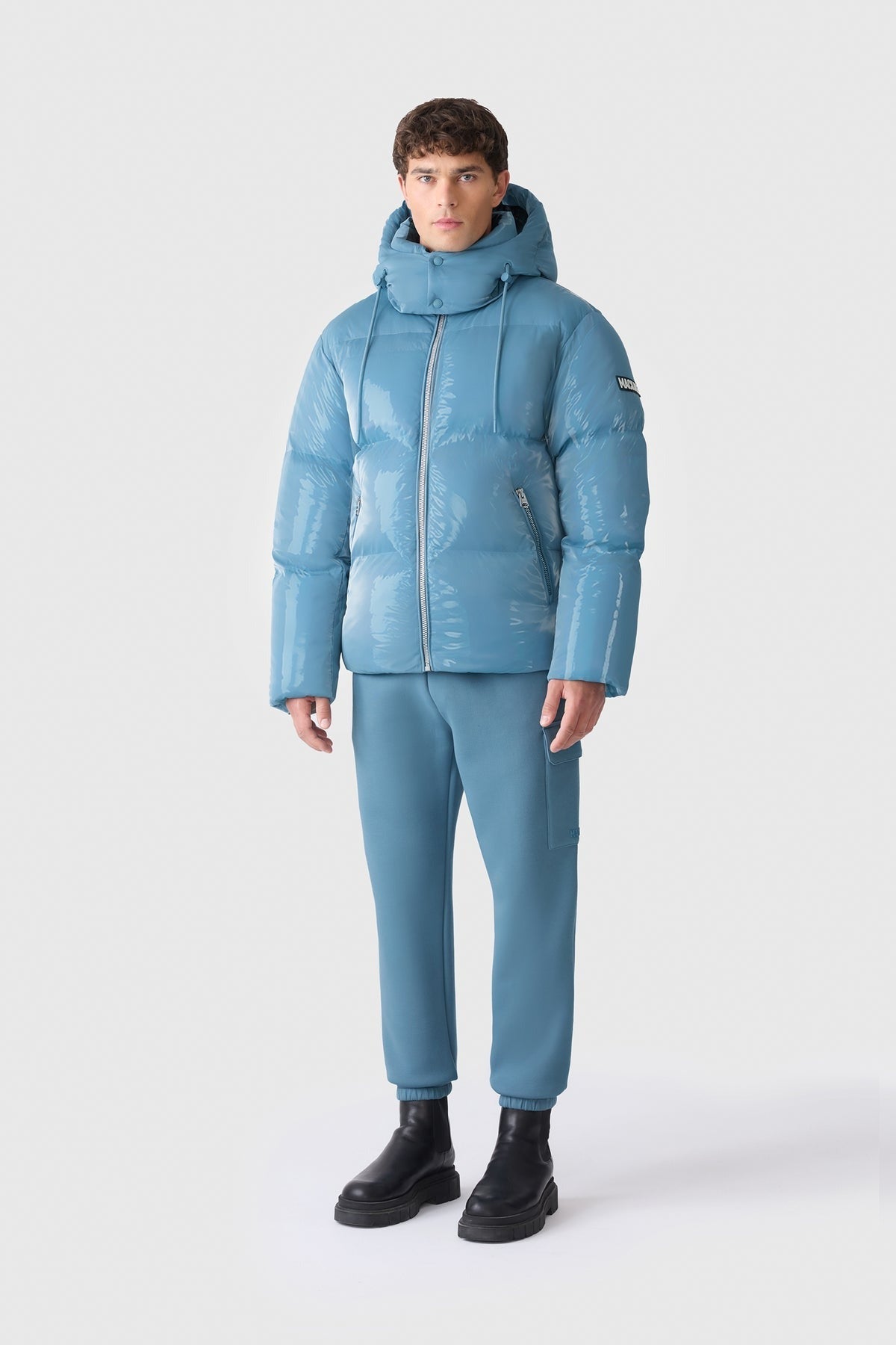 MACKAGE KENT - GLO - High - Gloss Hooded Down Jacket - Boutique Bubbles