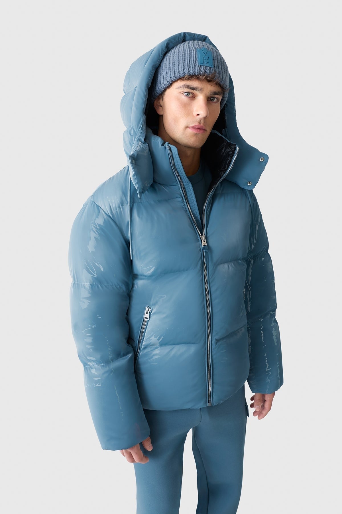 MACKAGE KENT - GLO - High - Gloss Hooded Down Jacket - Boutique Bubbles