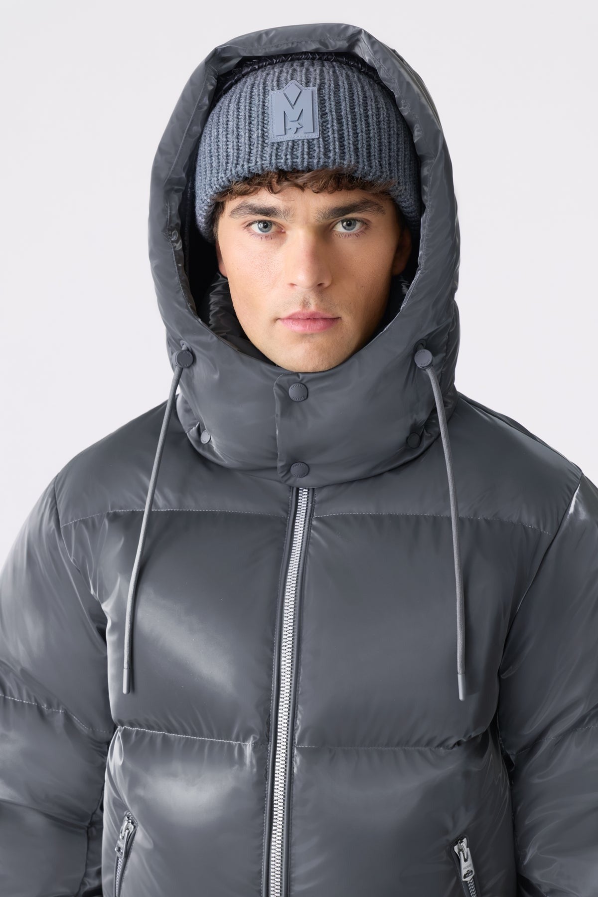 MACKAGE KENT - GLO - High - Gloss Hooded Down Jacket - Boutique Bubbles