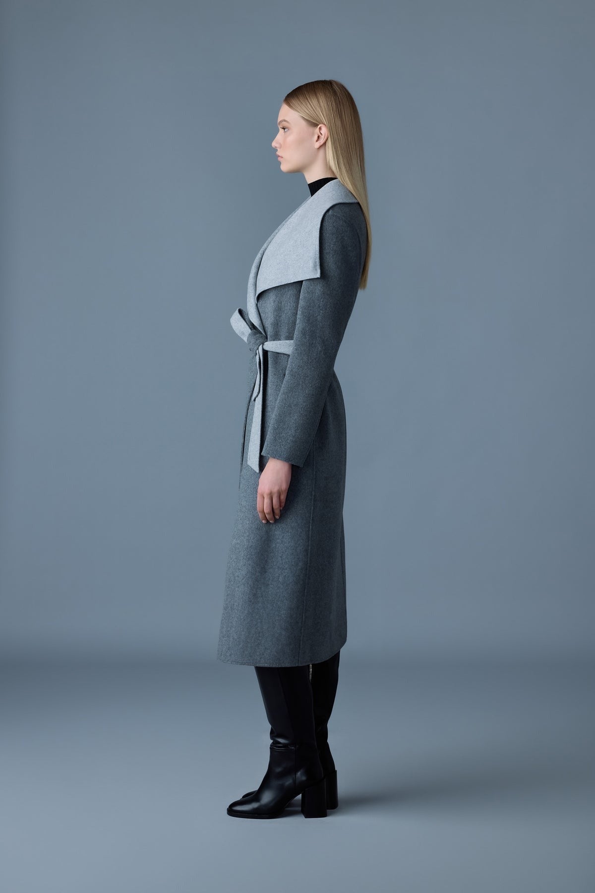 MACKAGE MAI - CN - Double - Face Wool Wrap Coat - Boutique Bubbles