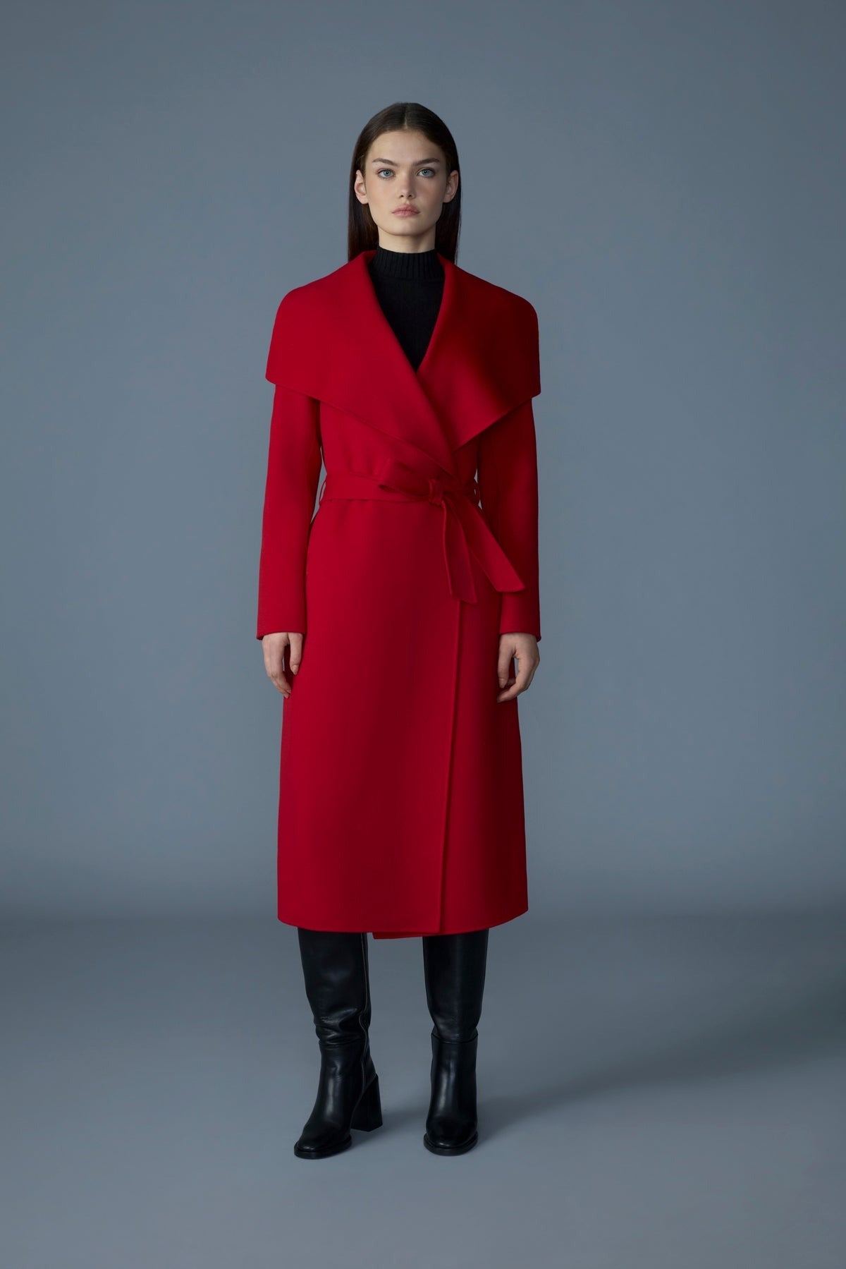 MACKAGE MAI - CN - Double - Face Wool Wrap Coat - Boutique Bubbles