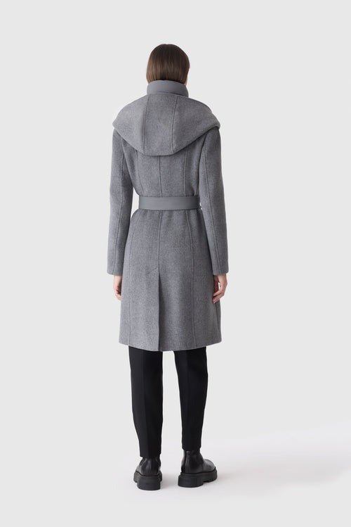 MACKAGE SHIA - SLB - 2 - in - 1 Double - Face Wool Coat With Removable Bib - Boutique Bubbles