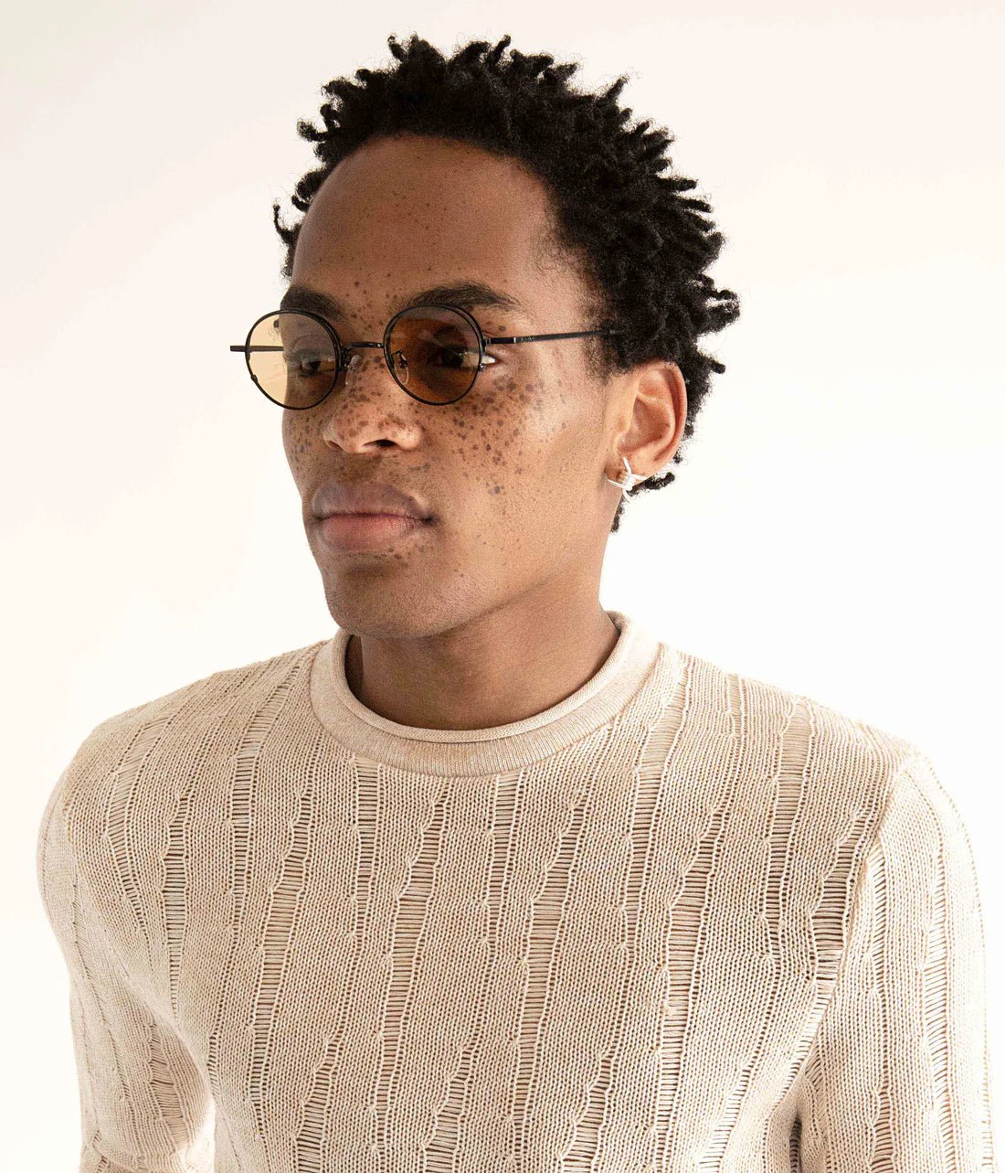 MATT&NAT EDDON - Small Round Sunglasses - Boutique Bubbles