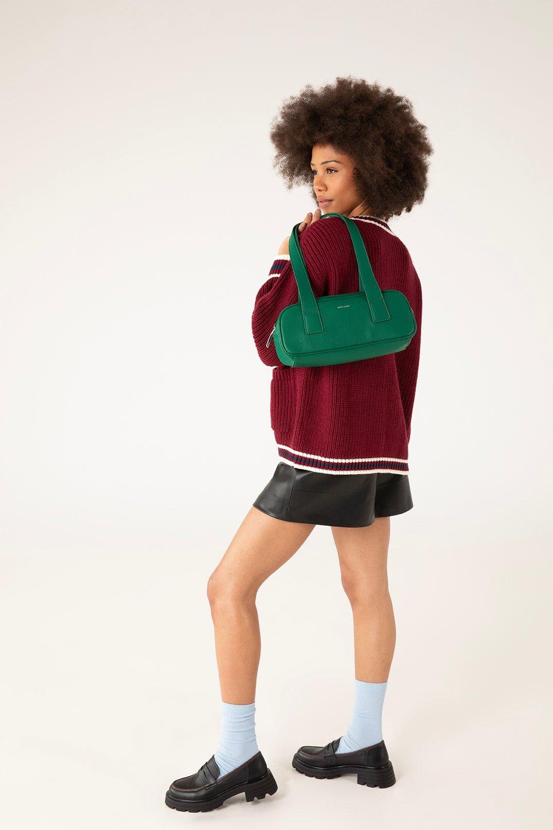 MATT&NAT - LEMUR Vegan Satchel – Grain - Boutique Bubbles