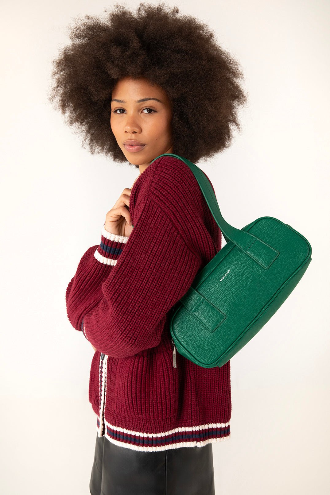 MATT&NAT - LEMUR Vegan Satchel – Grain - Boutique Bubbles