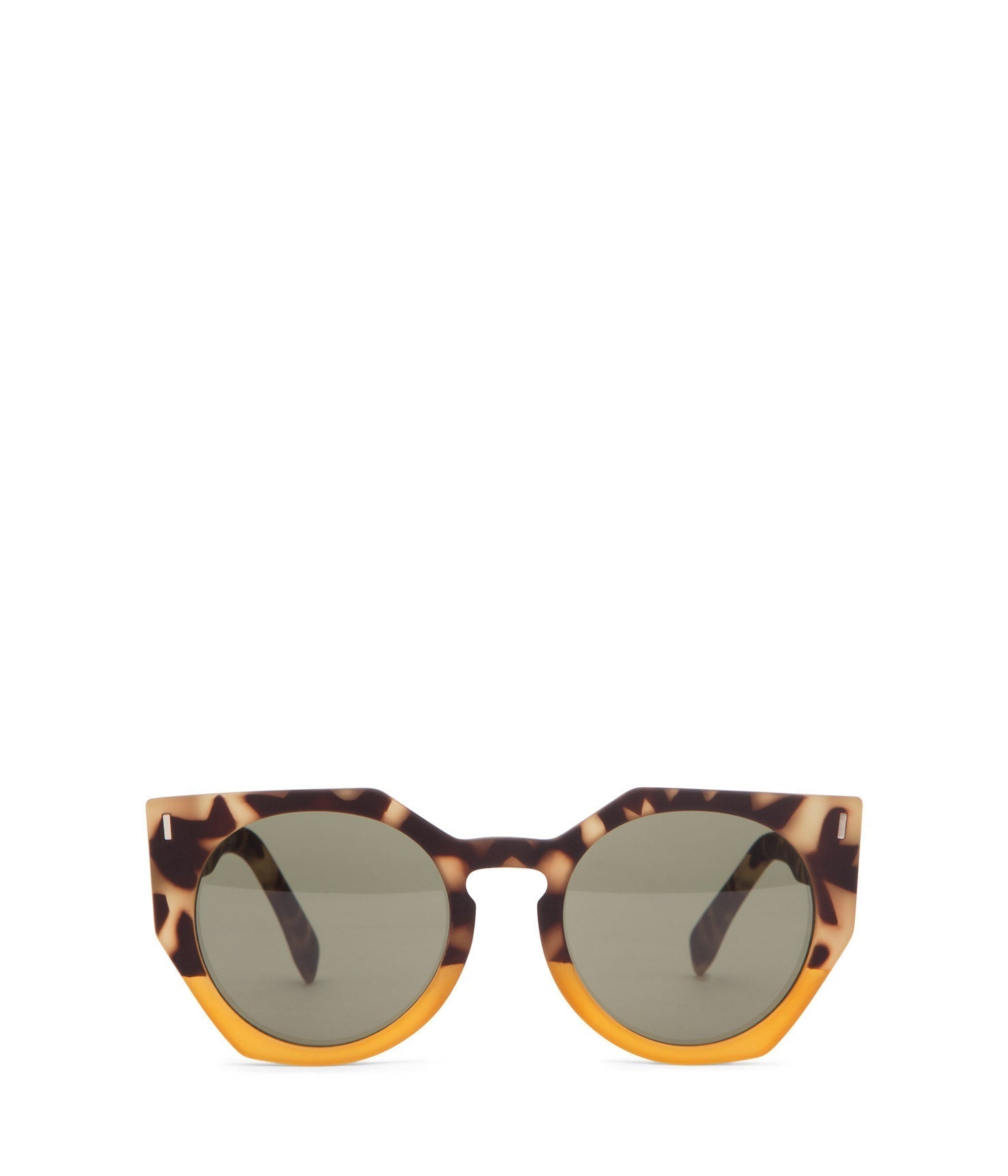 MATT&NAT MULE - Leopard Round Sunglasses - Boutique Bubbles