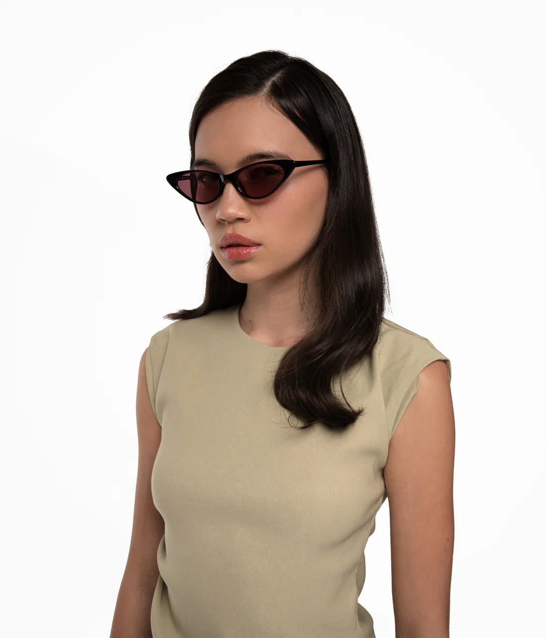 MATT&NAT NAVA - Black Cat - Eye Sunglasses - Boutique Bubbles