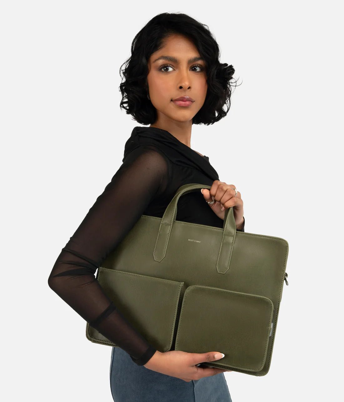 MATT&NAT SOREN Vintage - Vegan Briefcase - Boutique Bubbles