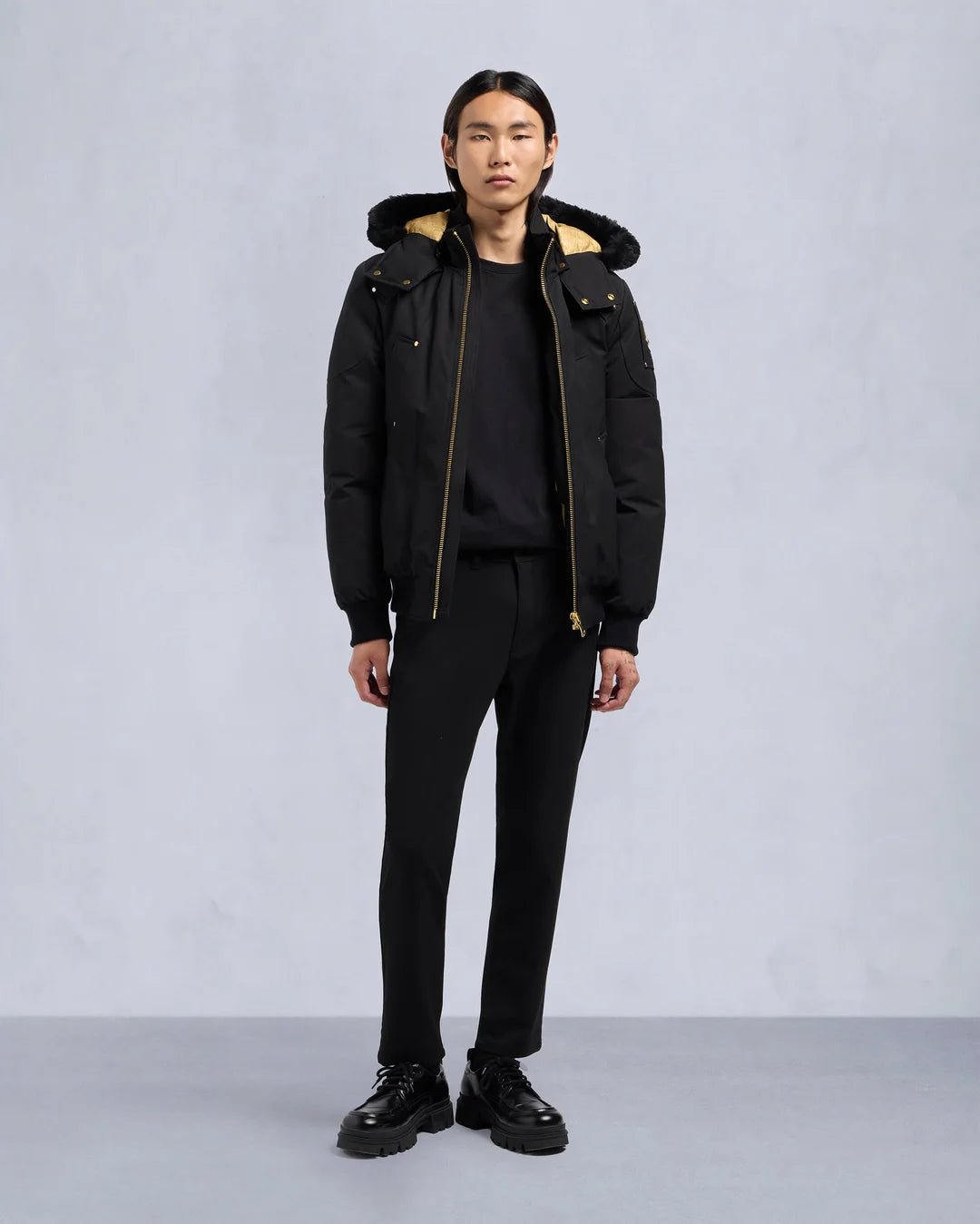 MOOSE KNUCKLES - GOLD SERIES LITTLE RAPIDS BOMBER JACKET - M39MB000GS - Boutique Bubbles