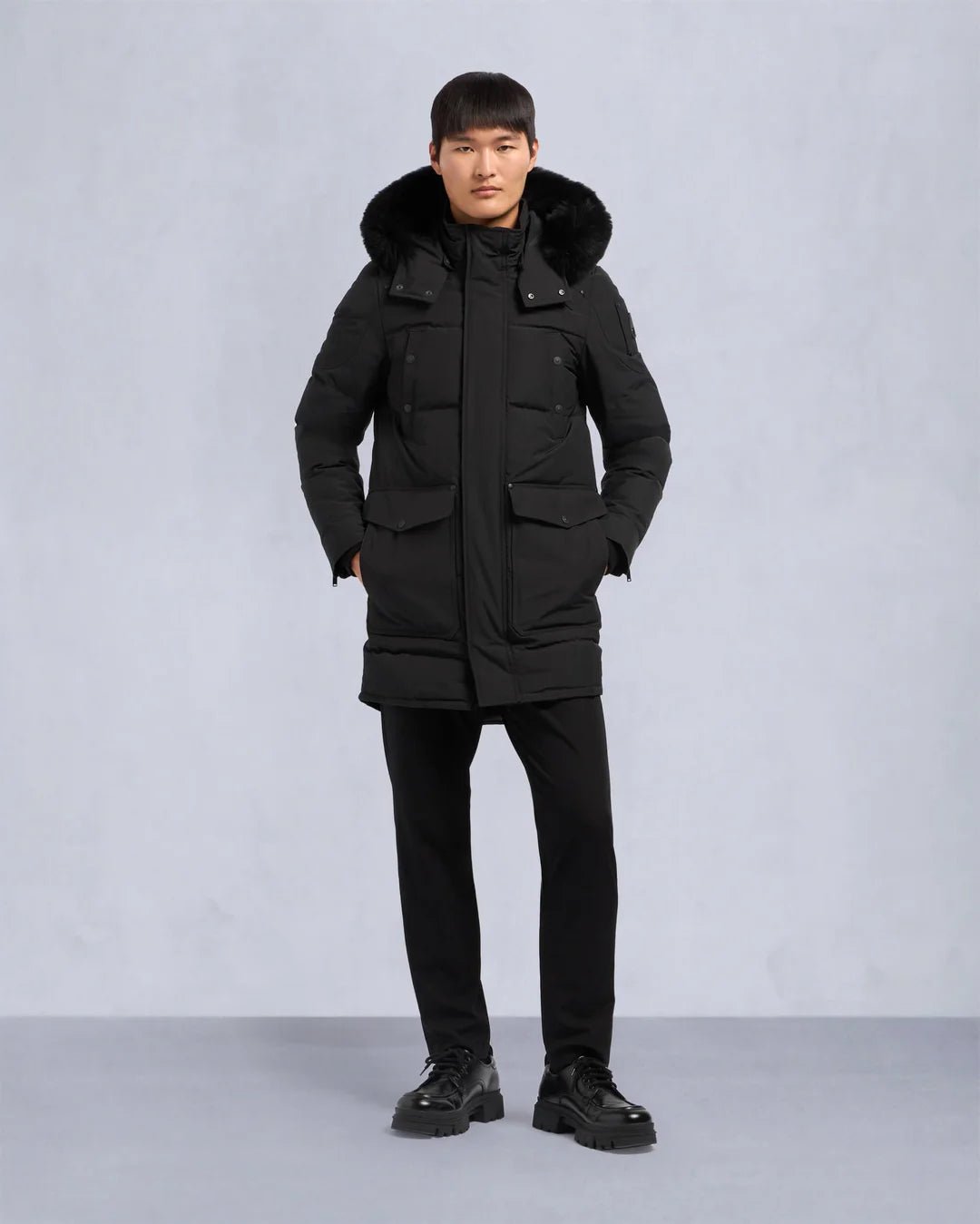 MOOSE KNUCKLES - ONYX BIG RIDGE PARKA - M39MP210 - Boutique Bubbles