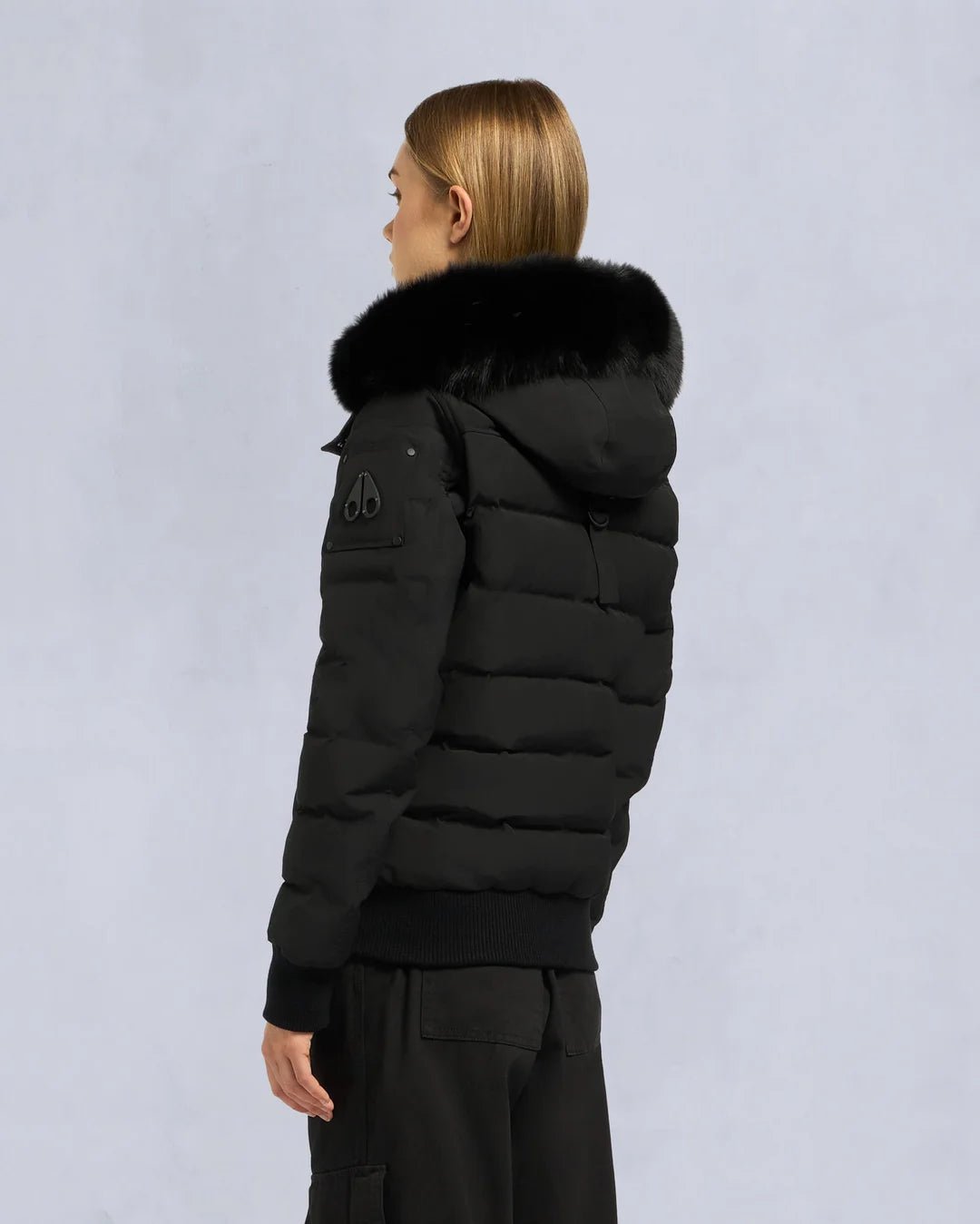 MOOSE KNUCKLES - ONYX LADRIERE BOMBER - M39LB015 - Boutique Bubbles