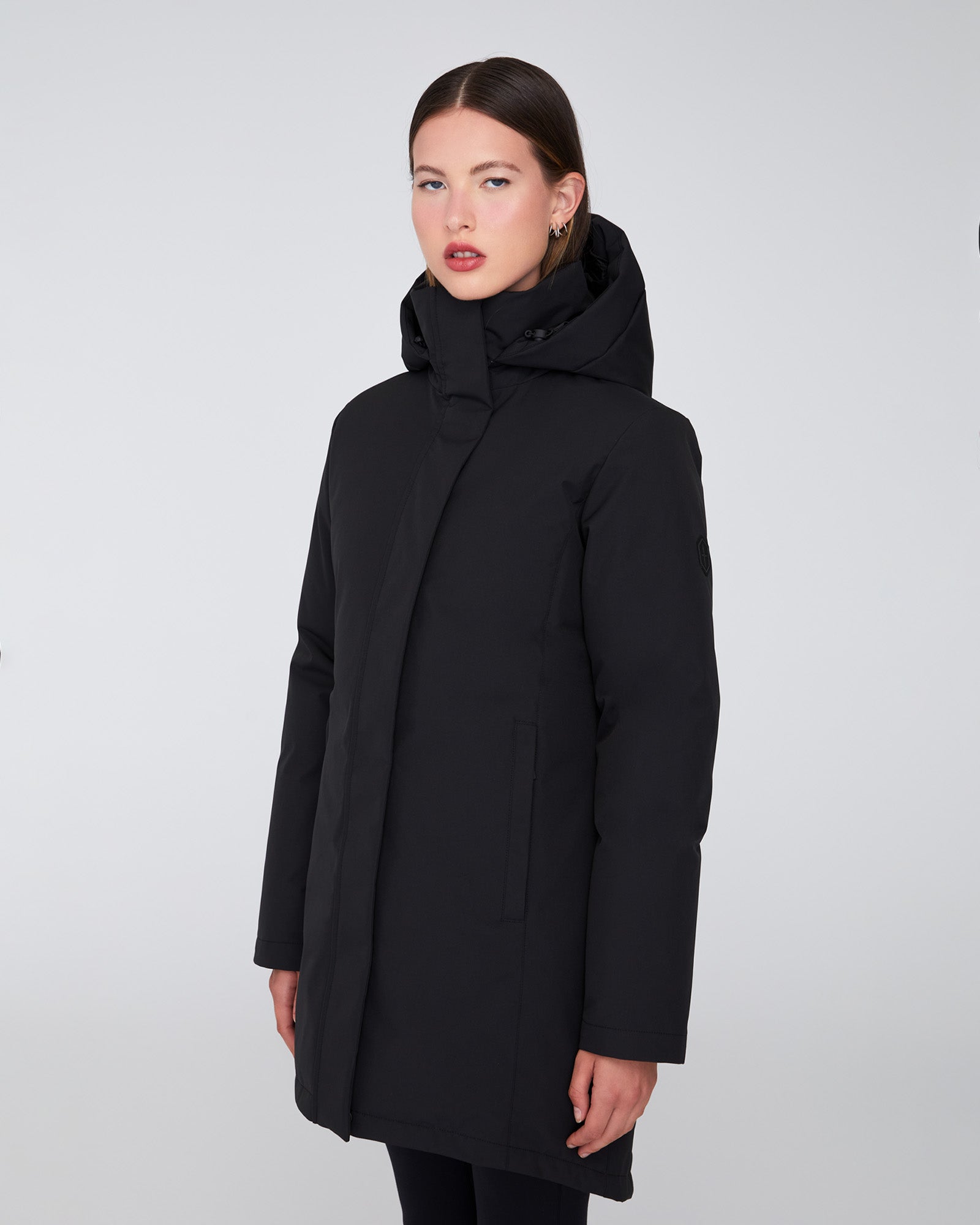 QUARTZ Co GENIA FORWARD - Hooded Down Winter Jacket - FINAL SALE - Boutique Bubbles