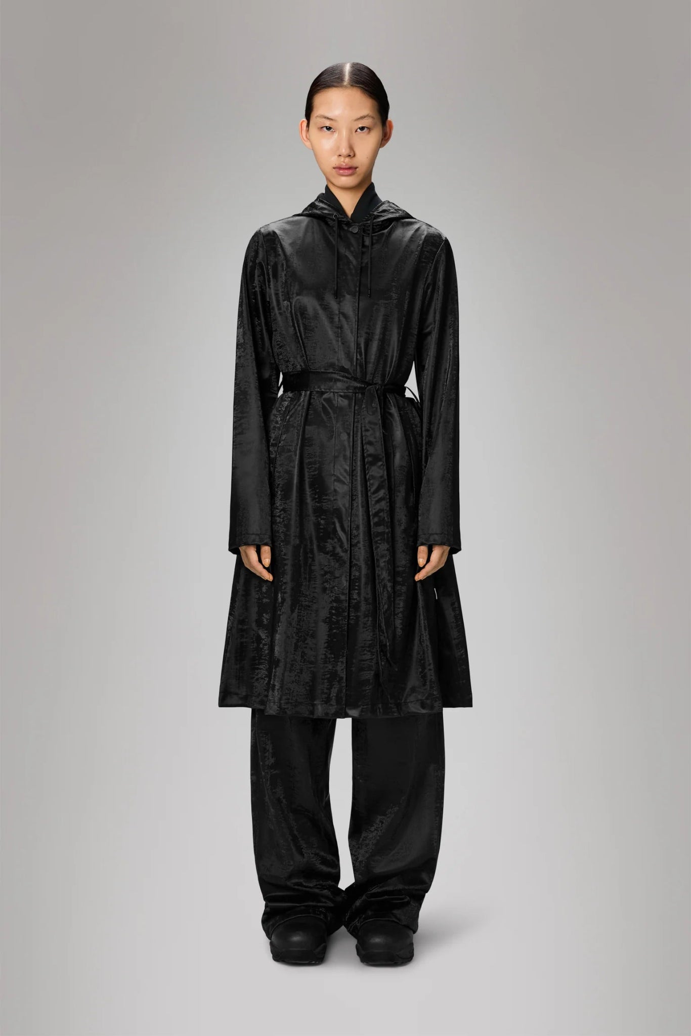 RAINS A - LINE Longer W Jacket W3 - Boutique Bubbles