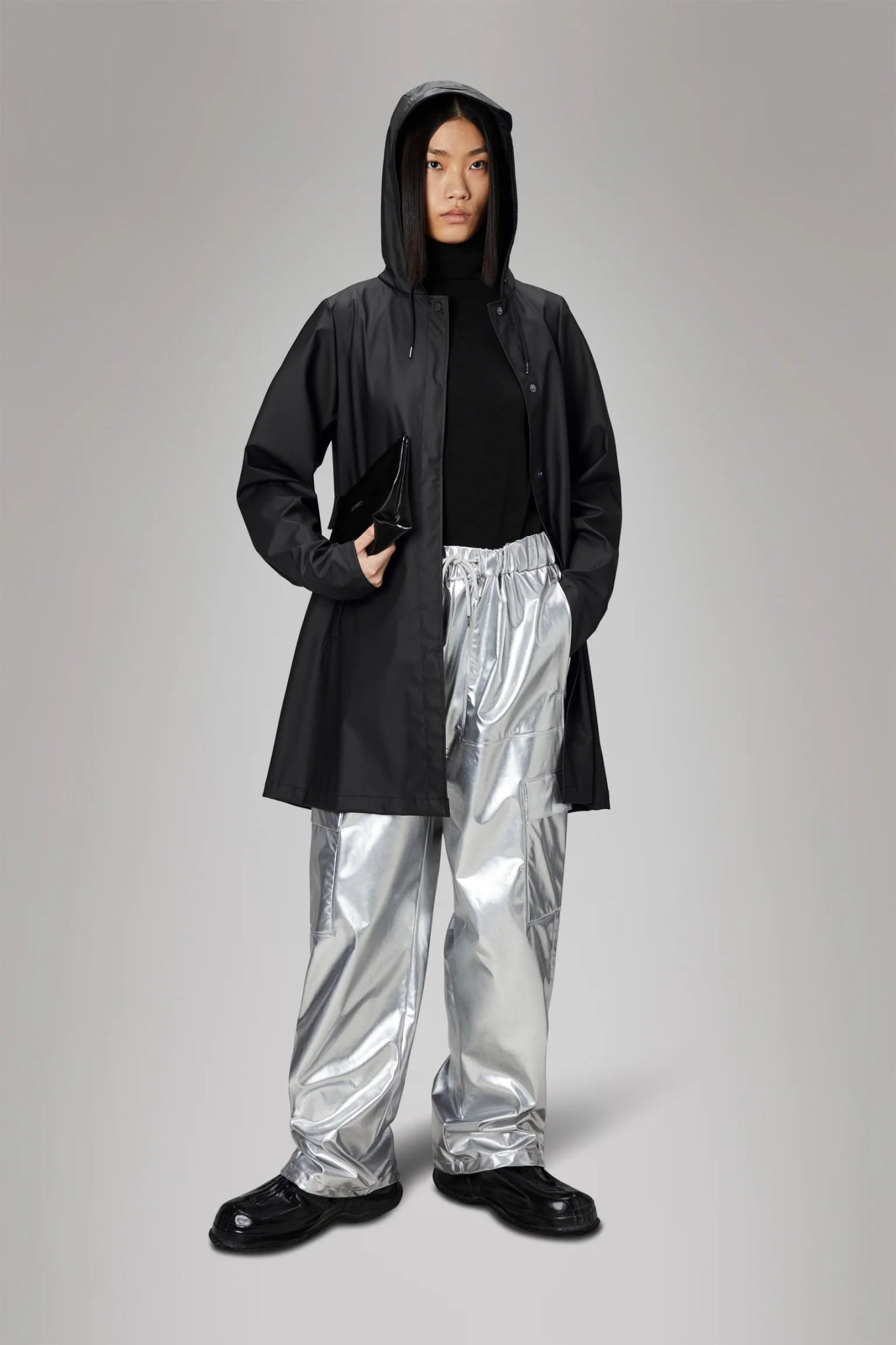 RAINS A - LINE W Jacket W3 - Boutique Bubbles