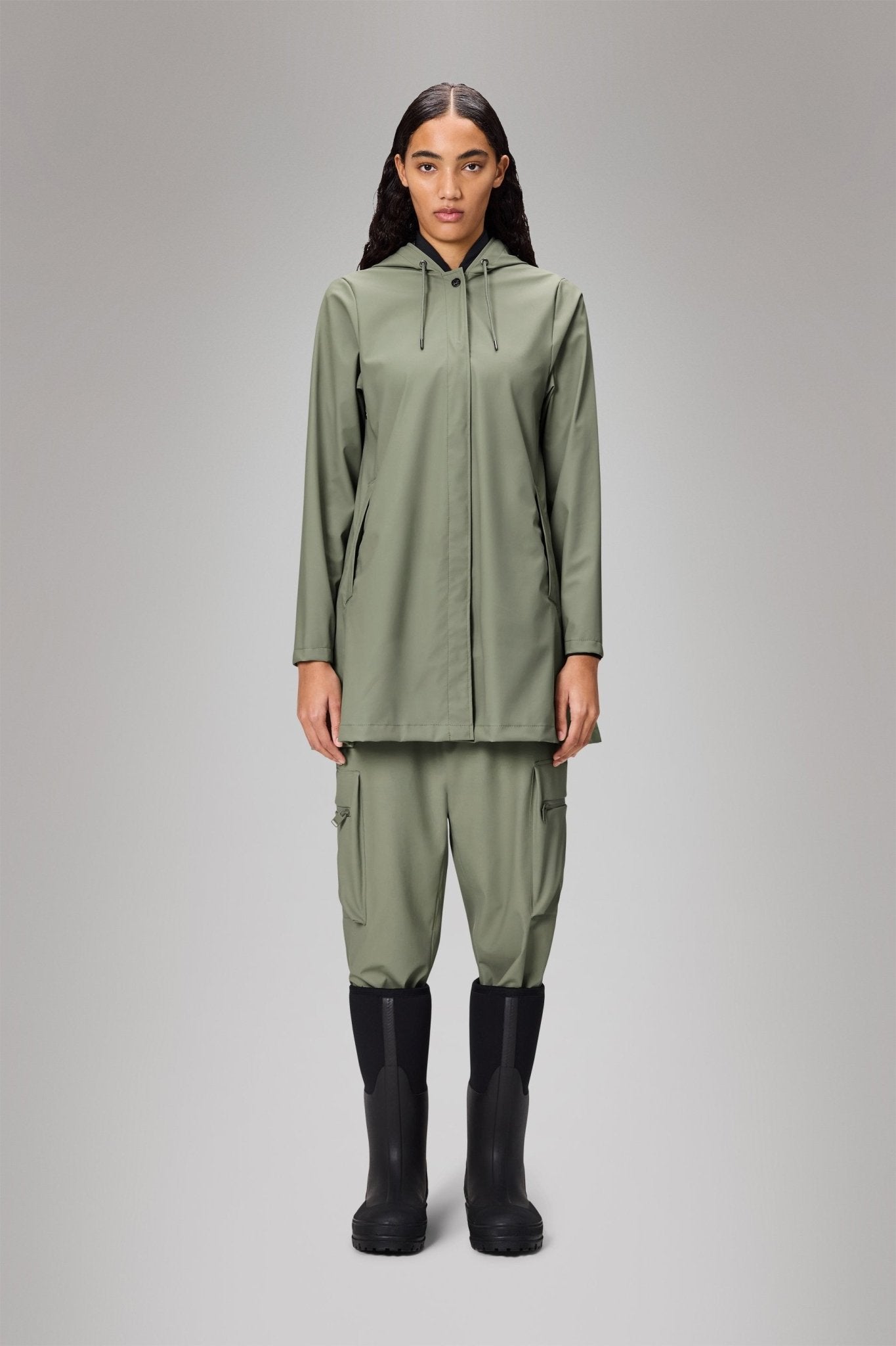 RAINS A - LINE W Jacket W3 - Boutique Bubbles