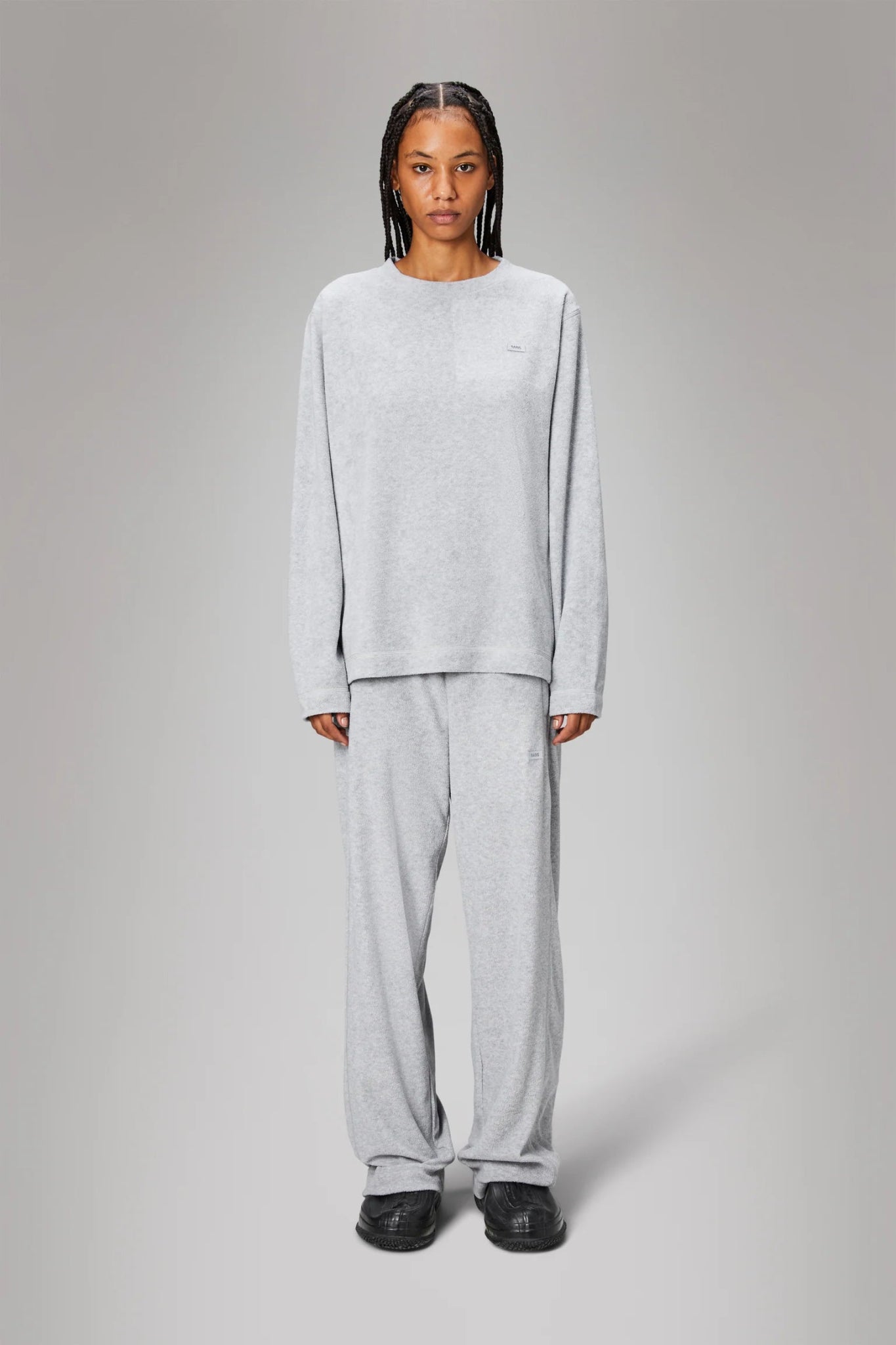 RAINS ADDIS Fleece Crewneck - Boutique Bubbles