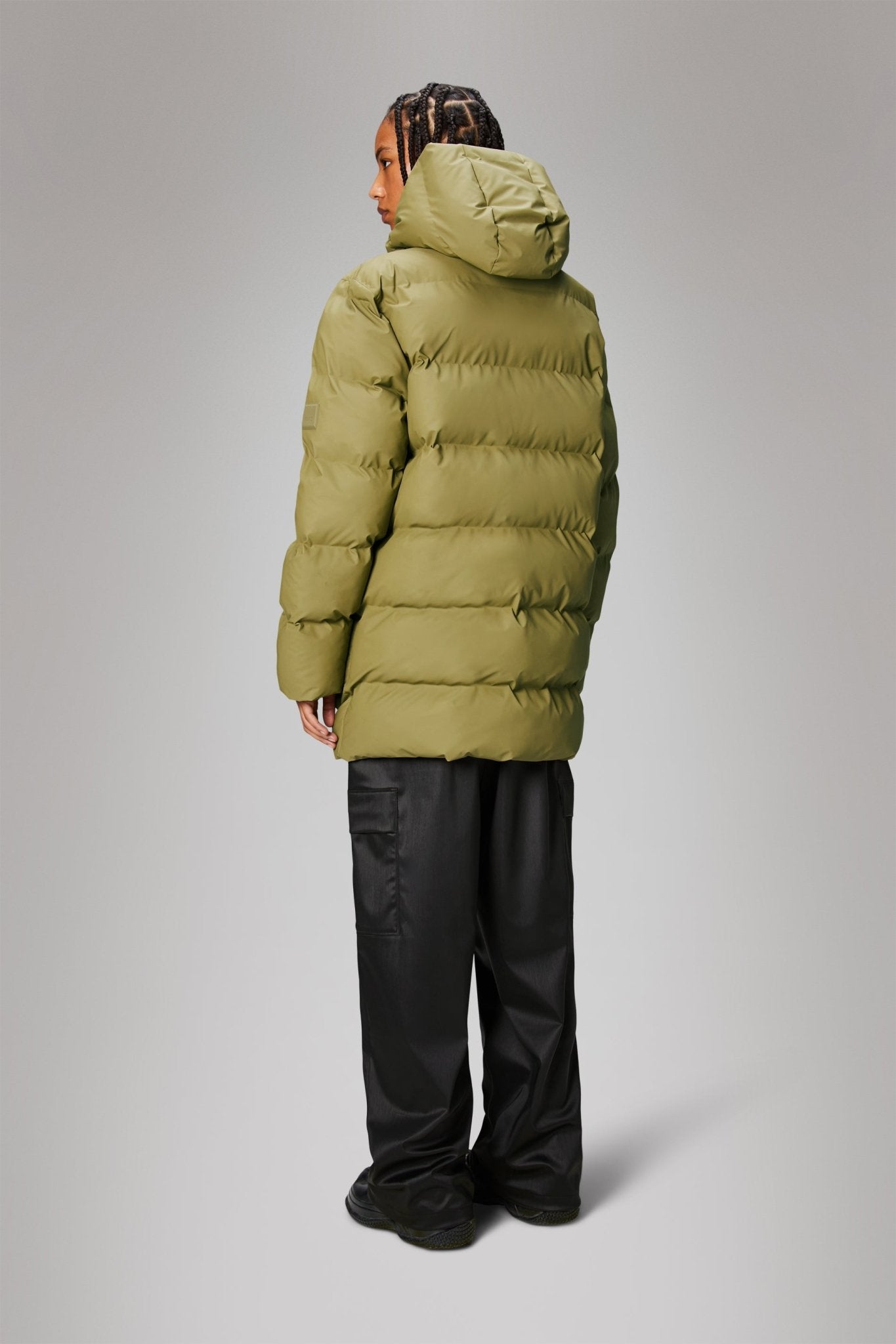 RAINS ALTA Long Puffer Cargo Jacket W3T4 - Boutique Bubbles
