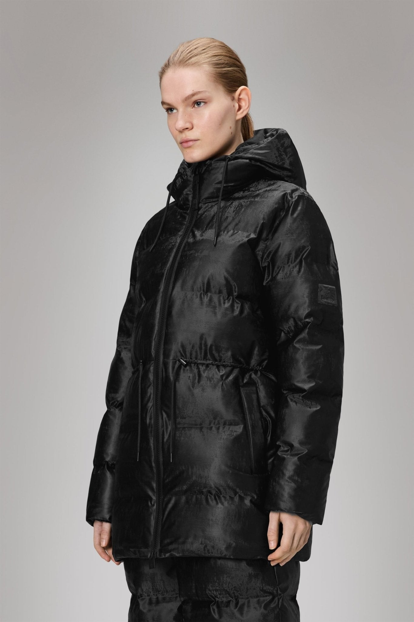 RAINS ALTA Long Puffer String W Jacket W3T4 - Boutique Bubbles