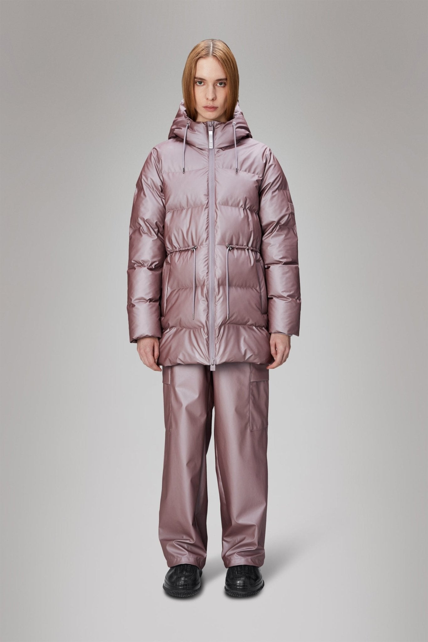 RAINS ALTA Long Puffer String W Jacket W3T4 - Boutique Bubbles