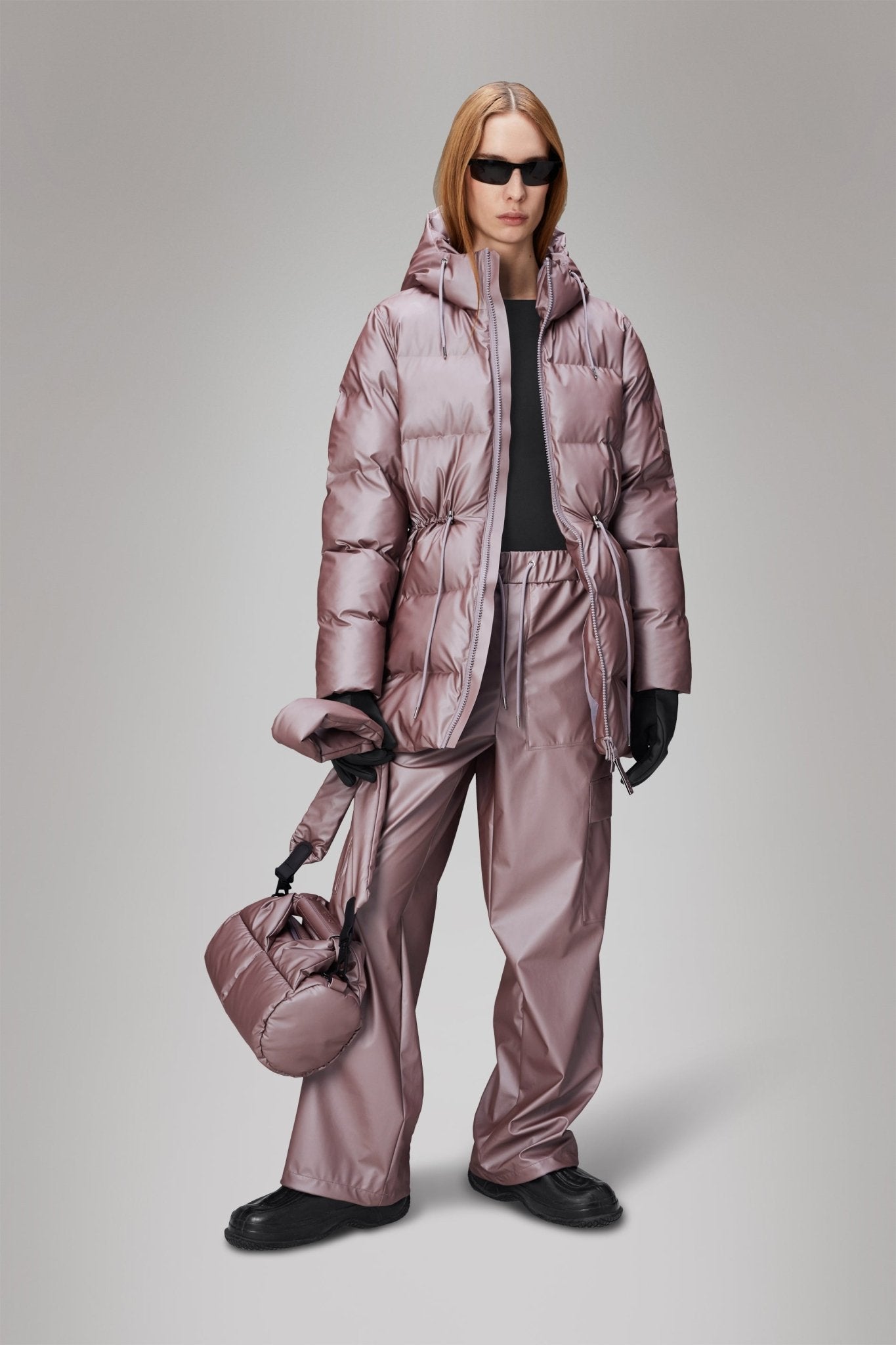 RAINS ALTA Long Puffer String W Jacket W3T4 - Boutique Bubbles